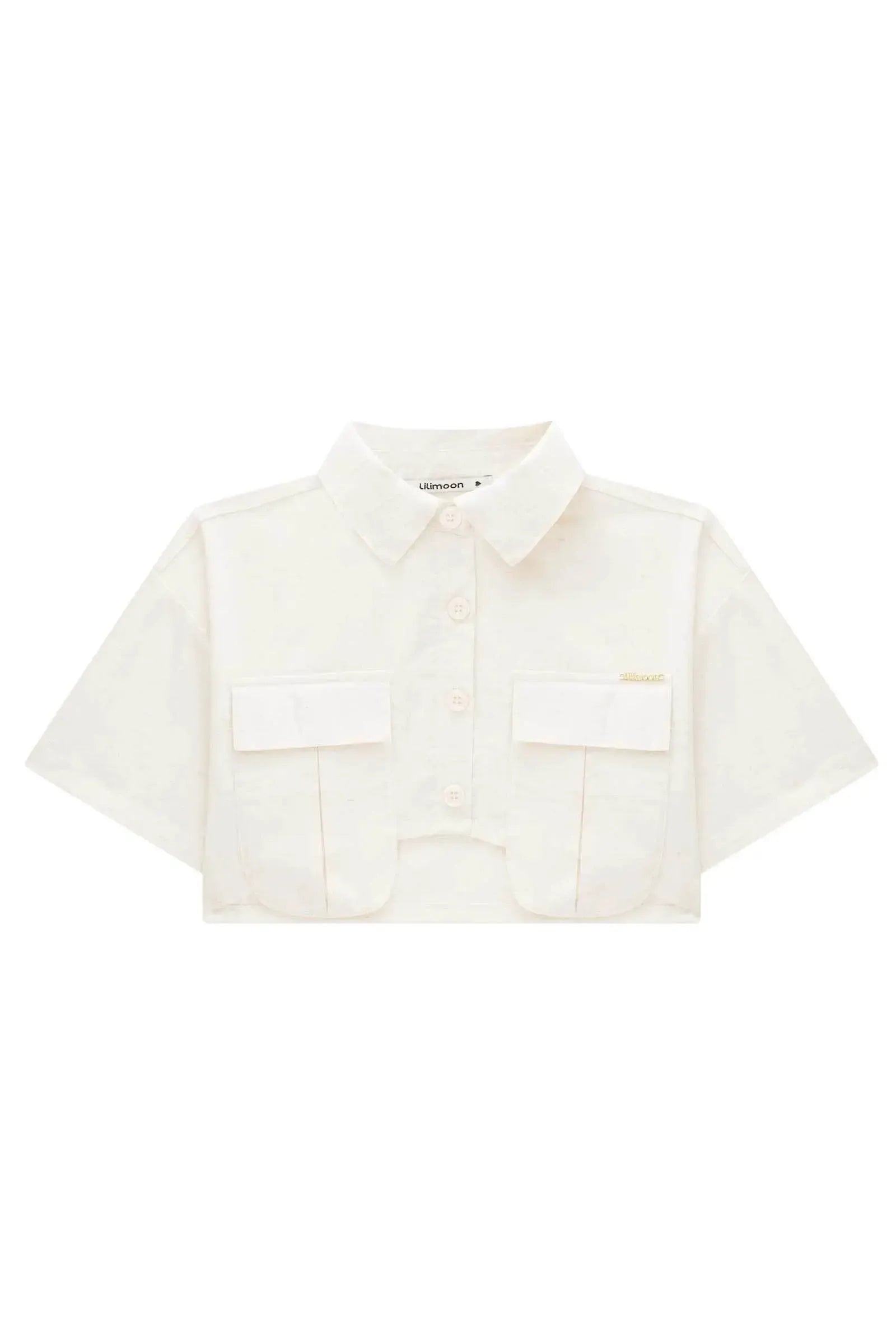 Camisa em Linho Deluxe 83189 Lilimoon Teen Menina