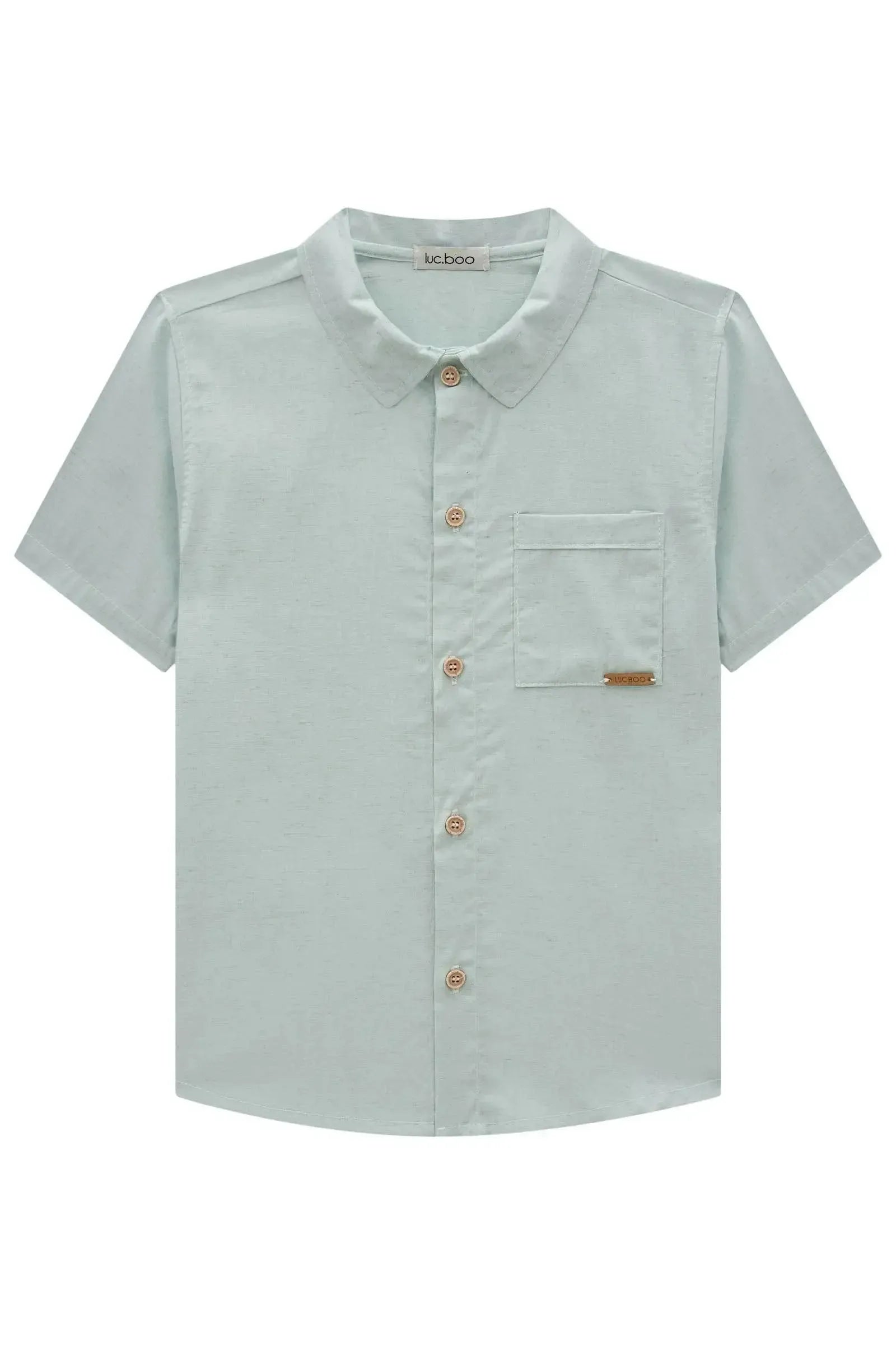 Camisa em Linho Deluxe 83344 LucBoo Infantil Menino