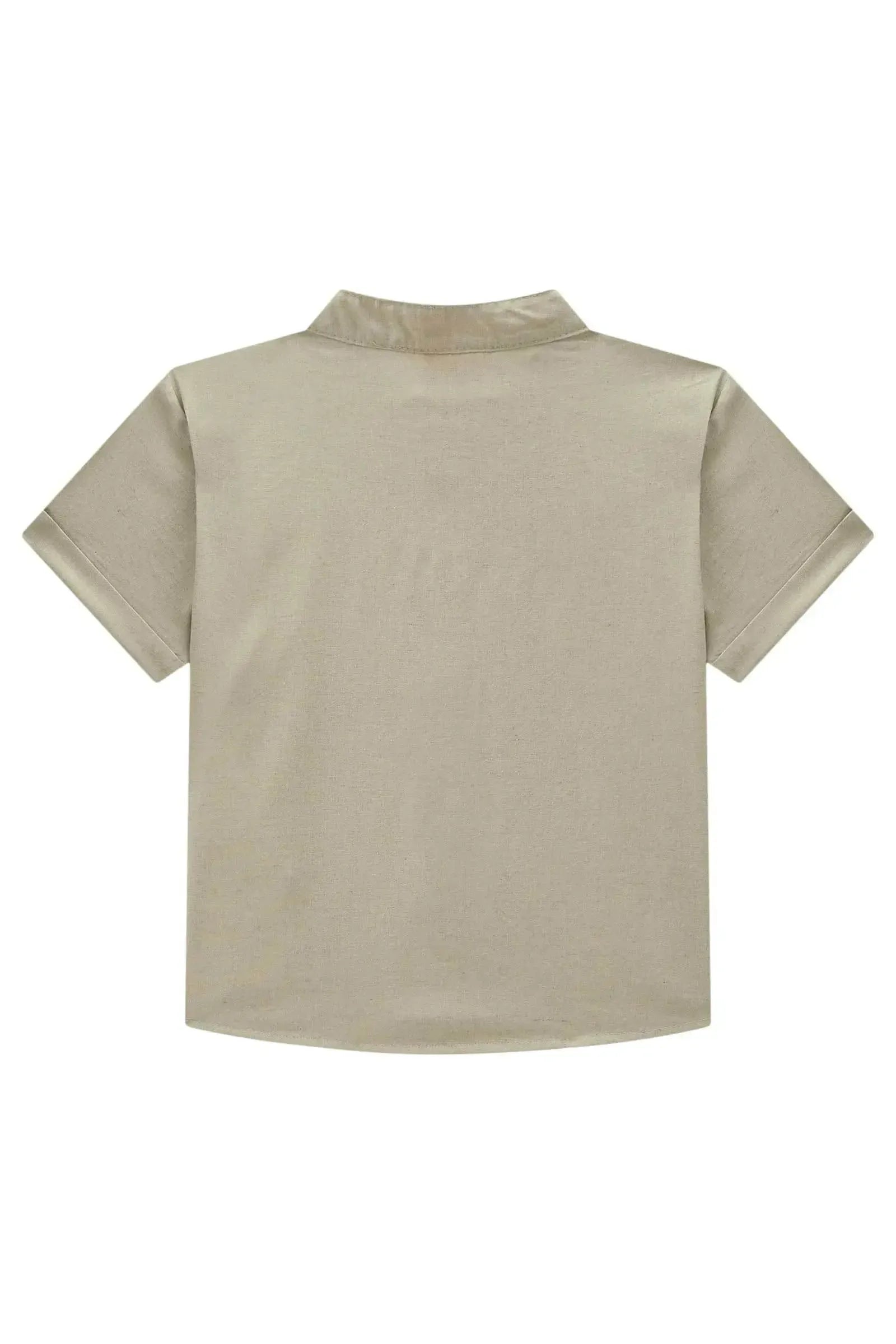 Camisa em Linho Deluxe 84270 Johnny Fox Bebê Menino