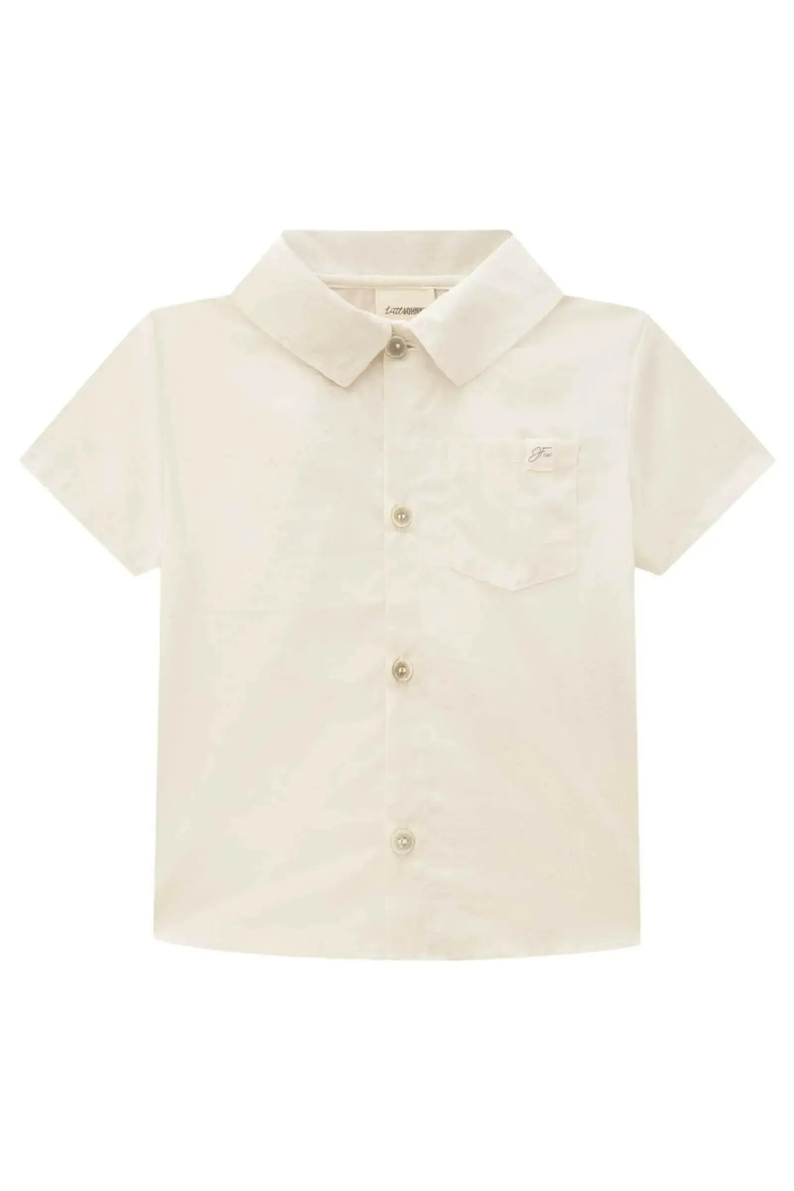Camisa em Linho Deluxe 86337 Johnny Fox Bebê Menino