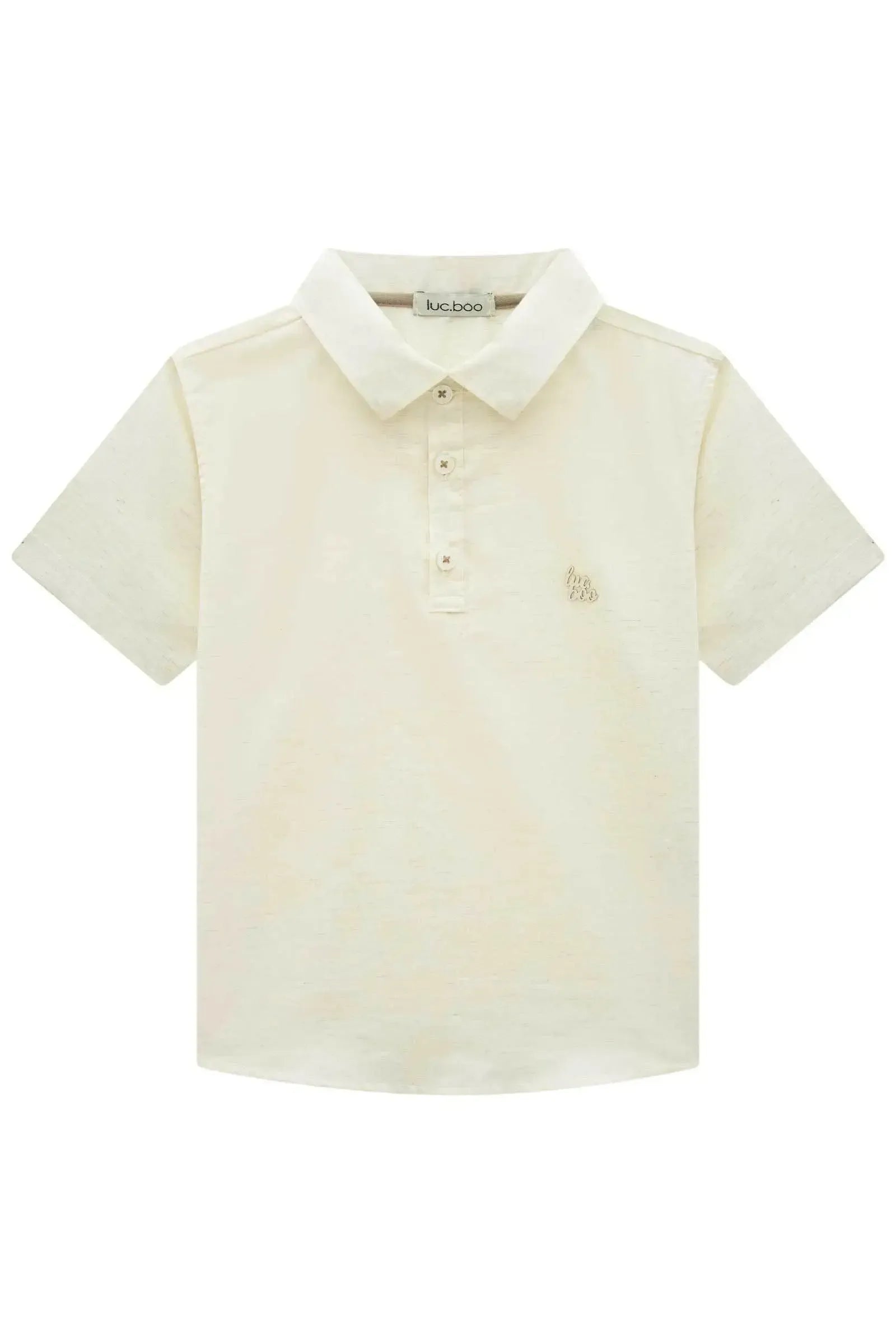 Camisa em Linho Deluxe 86941 LucBoo Infantil Menino