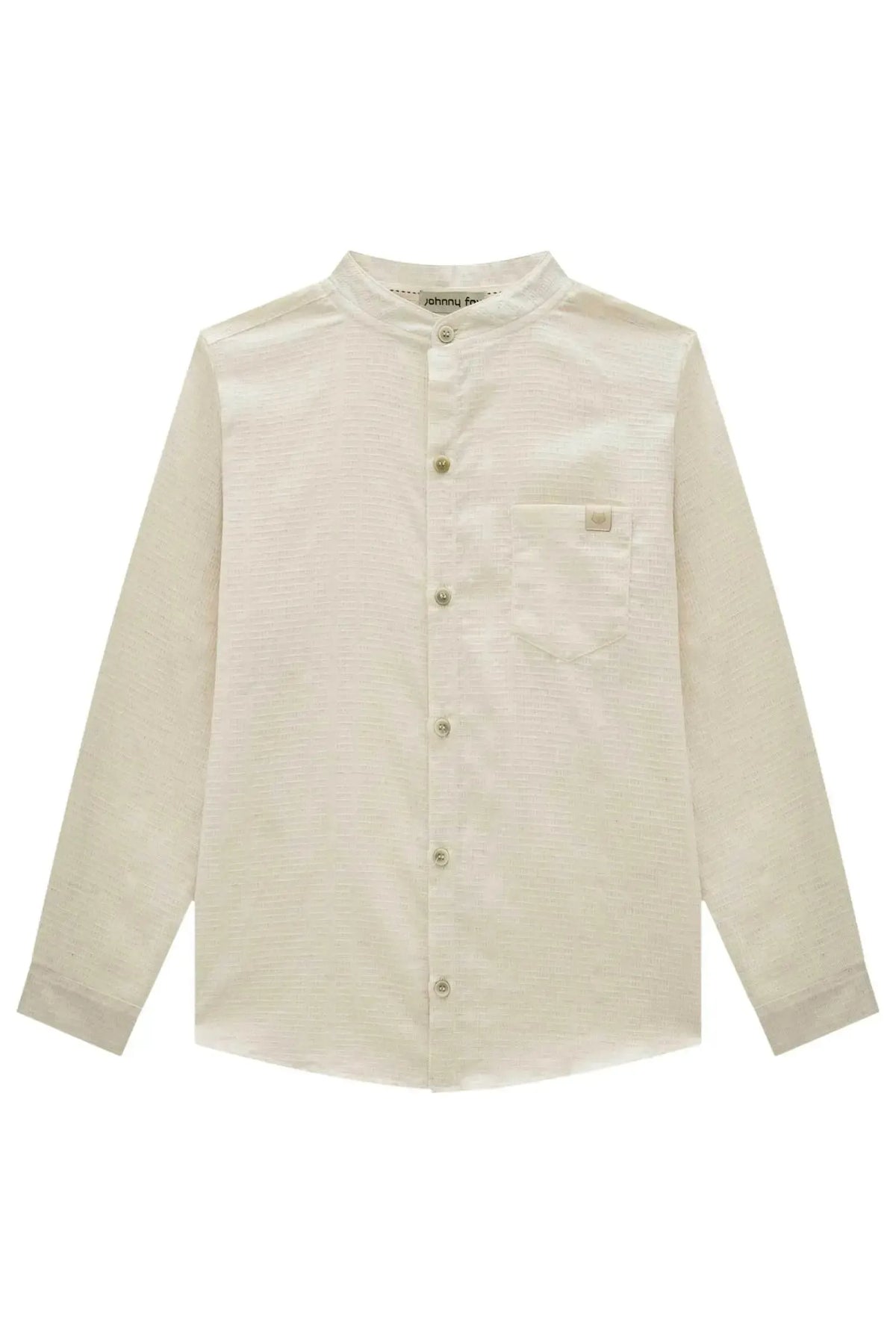 Camisa em Linho Rustic 98846 Johnny Fox Teen Menino