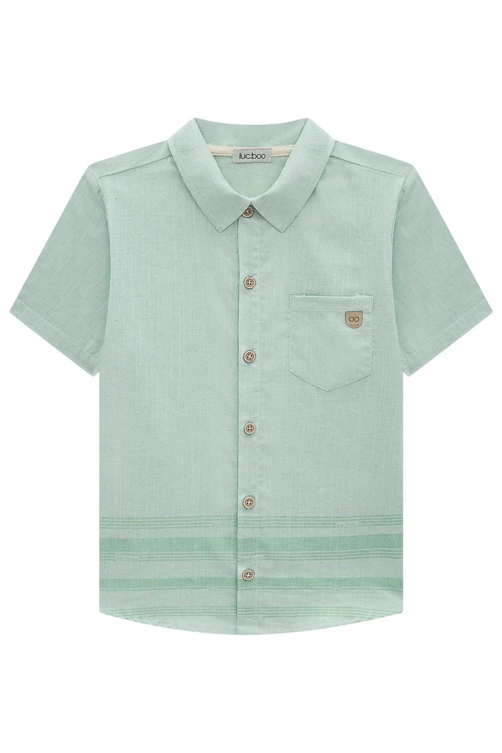 Camisa em Linho Verano 99008 LucBoo Infantil Menino
