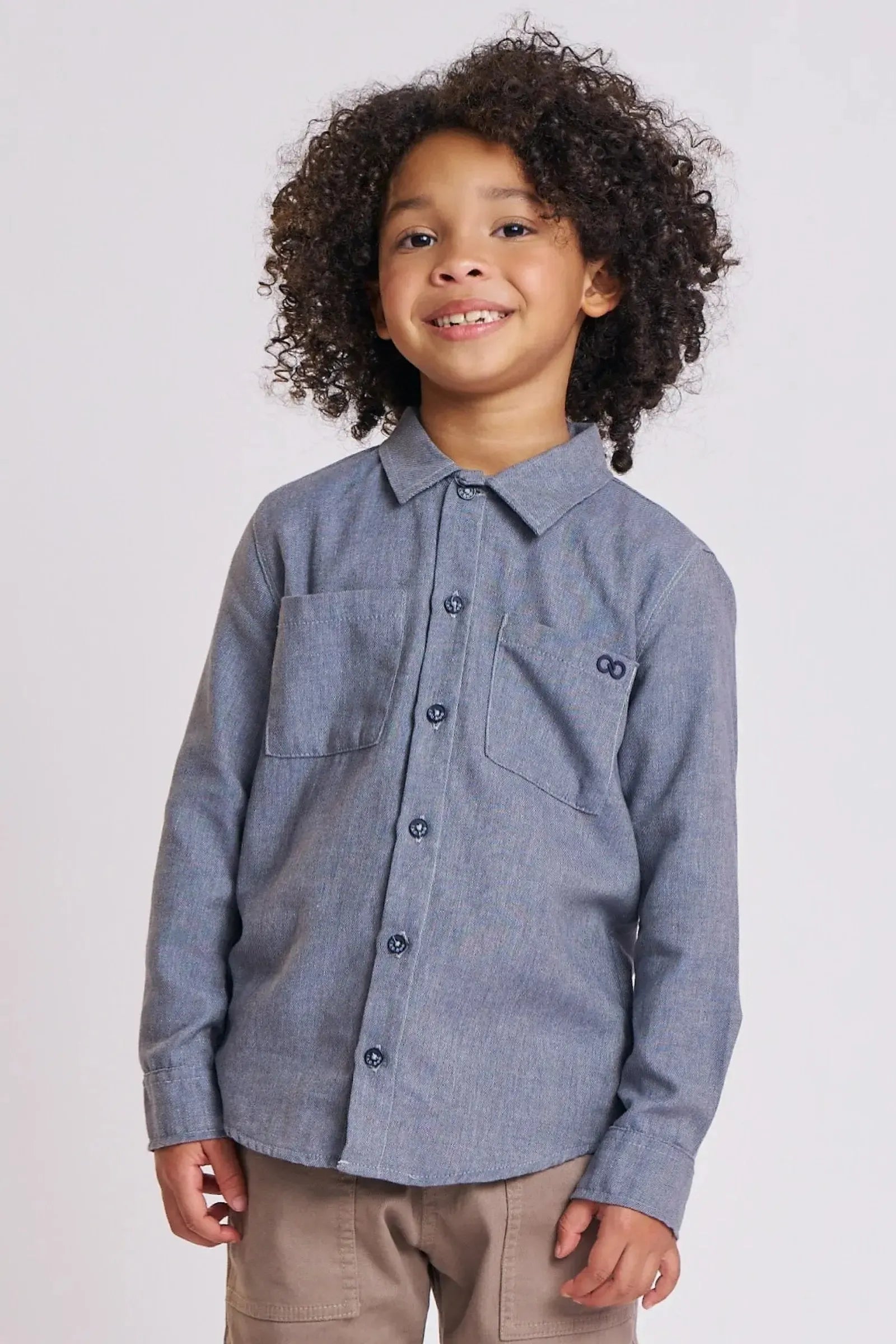 Camisa em Tecido Malibu 89480 LucBoo Infantil Menino