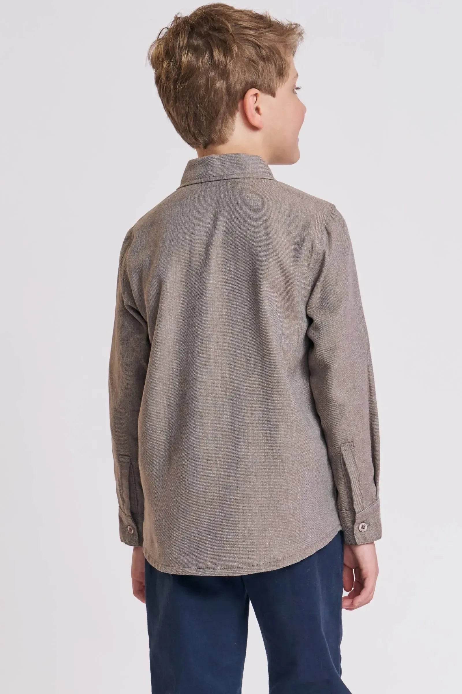 Camisa em Tecido Malibu 89481 LucBoo Infantil Menino