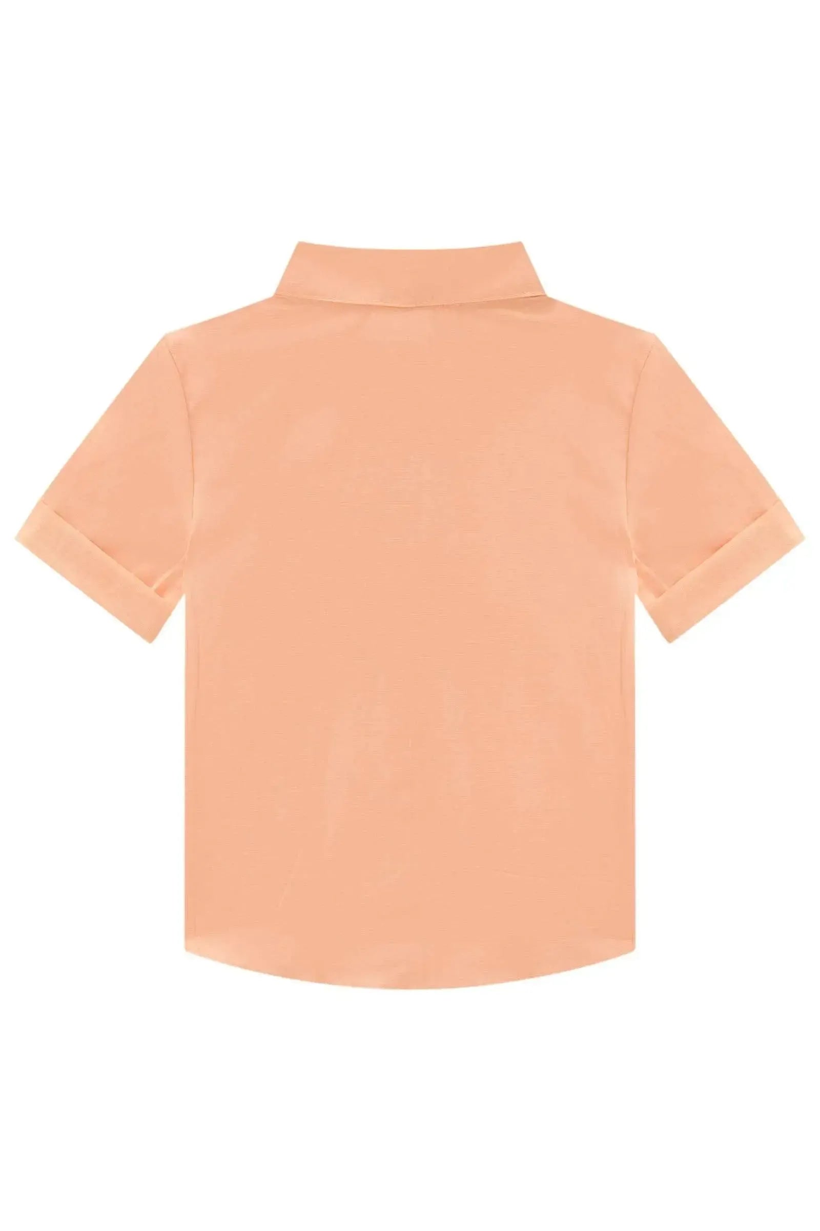 Camisa em Tecido Mesclado 88676 LucBoo Bebê Menino