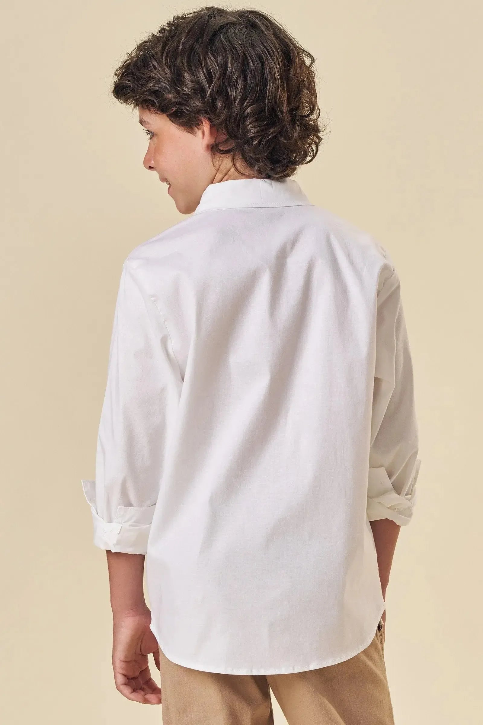 Camisa em Tricoline com Elastano 83573 Johnny Fox Teen Menino