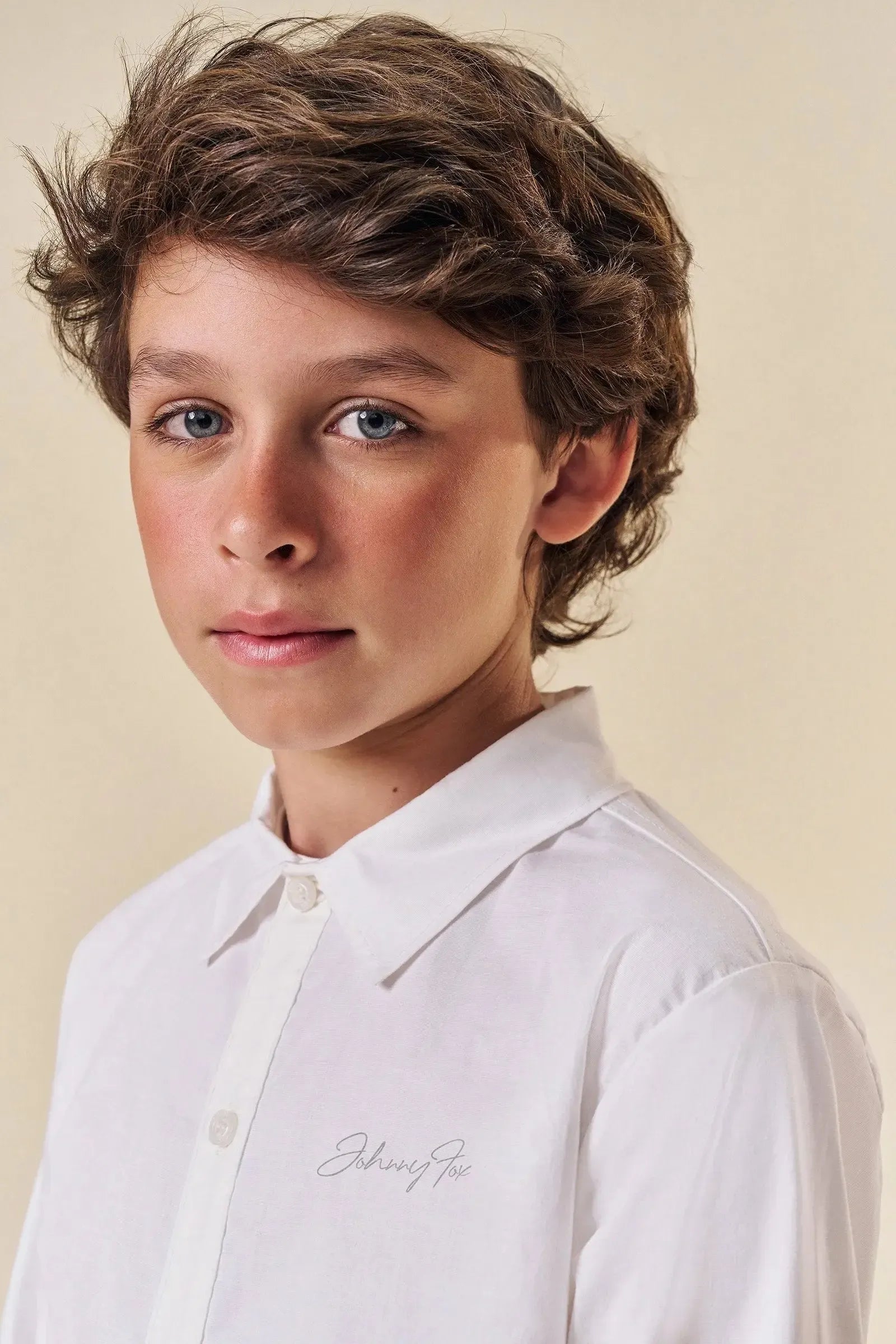 Camisa em Tricoline com Elastano 83573 Johnny Fox Teen Menino
