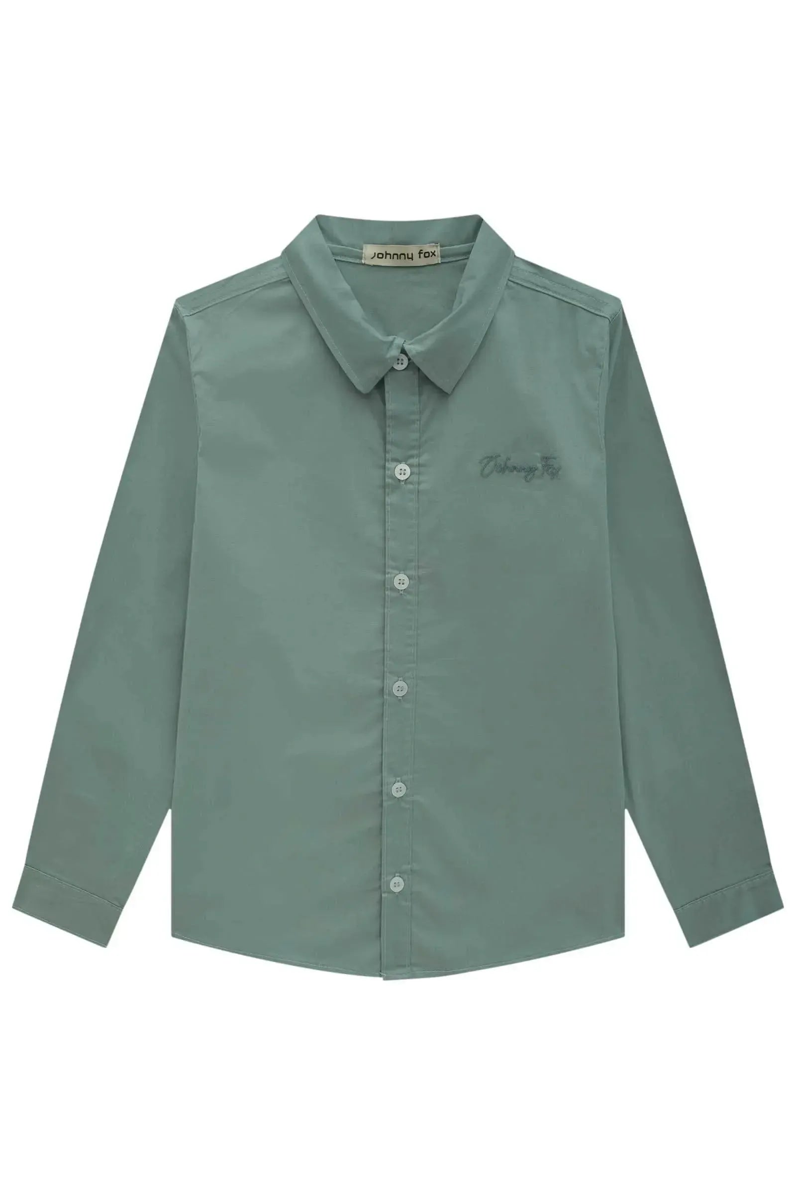 Camisa em Tricoline com Elastano 83573 Johnny Fox Teen Menino