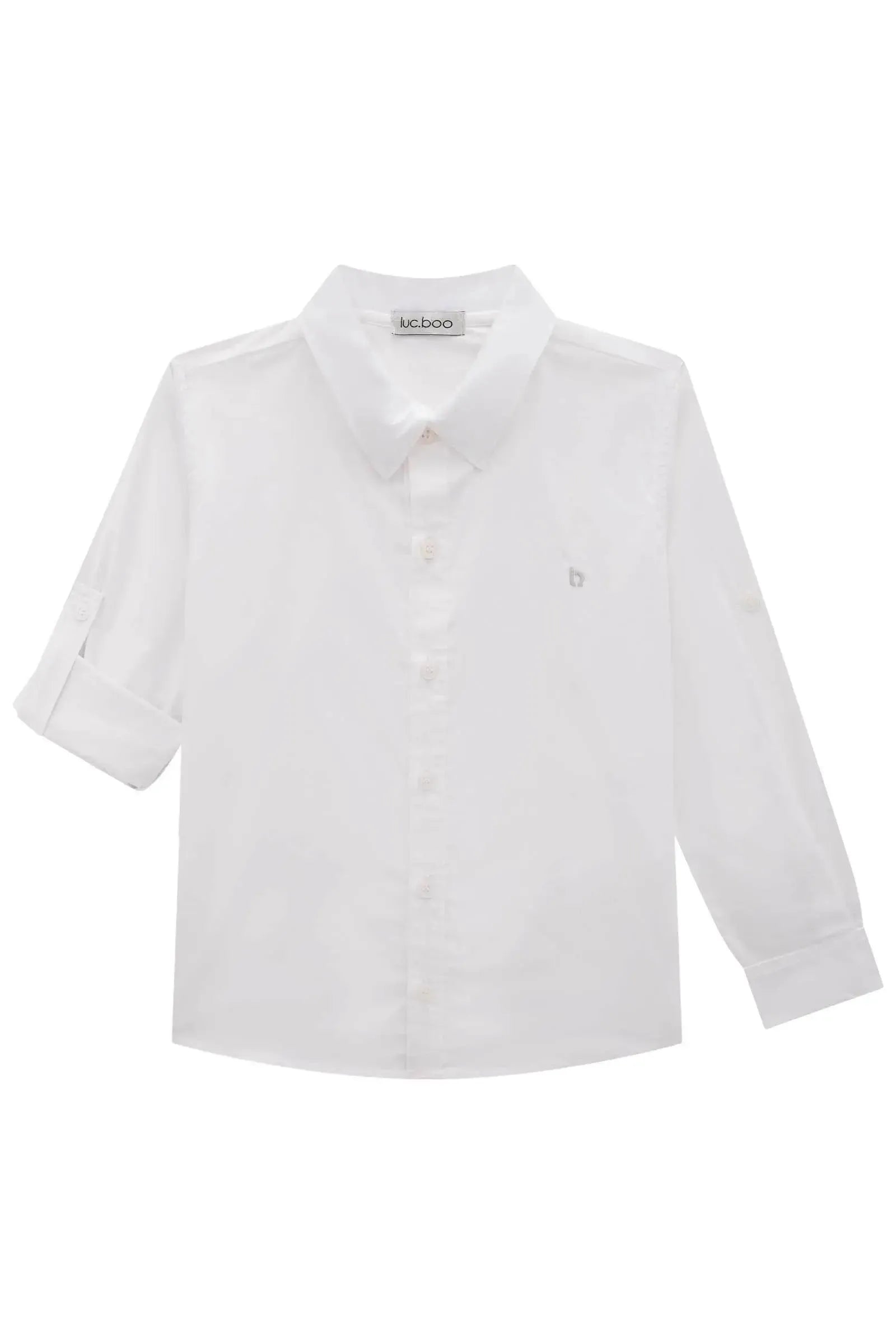 Camisa em Tricoline com Elastano 84831 LucBoo Infantil Menino