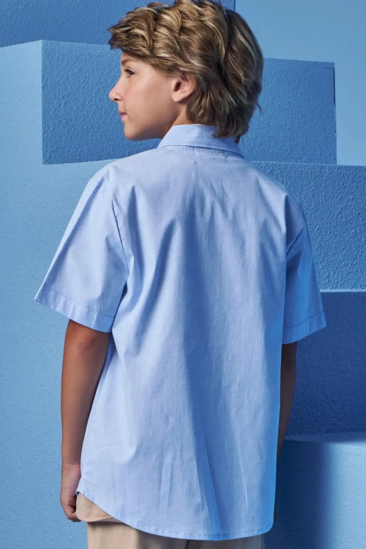 Camisa em Tricoline Listrada Andes 98815 Johnny Fox Teen Menino