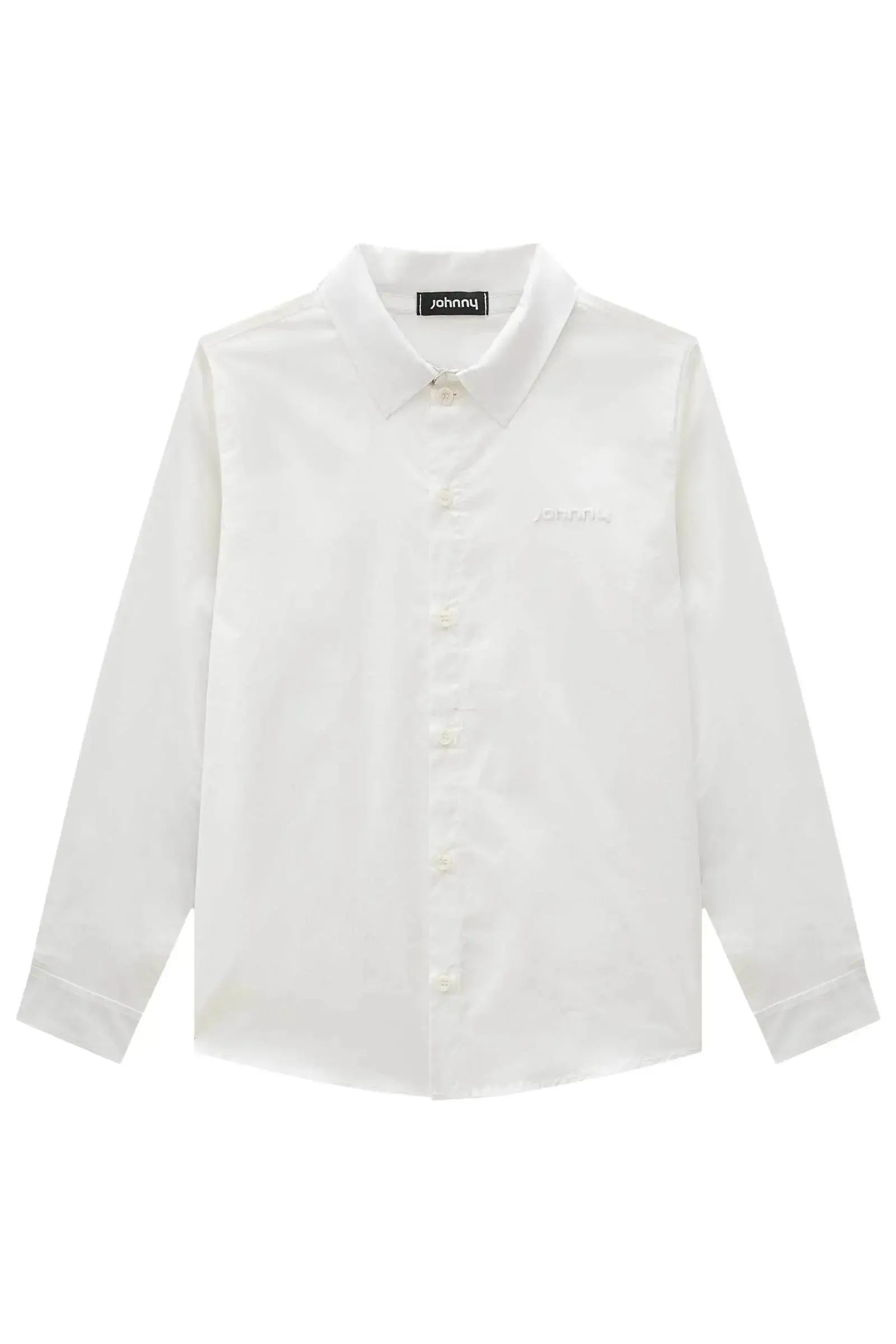 Camisa em Tricoline Mônaco com Elastano 89113 Johnny Fox Teen Menino