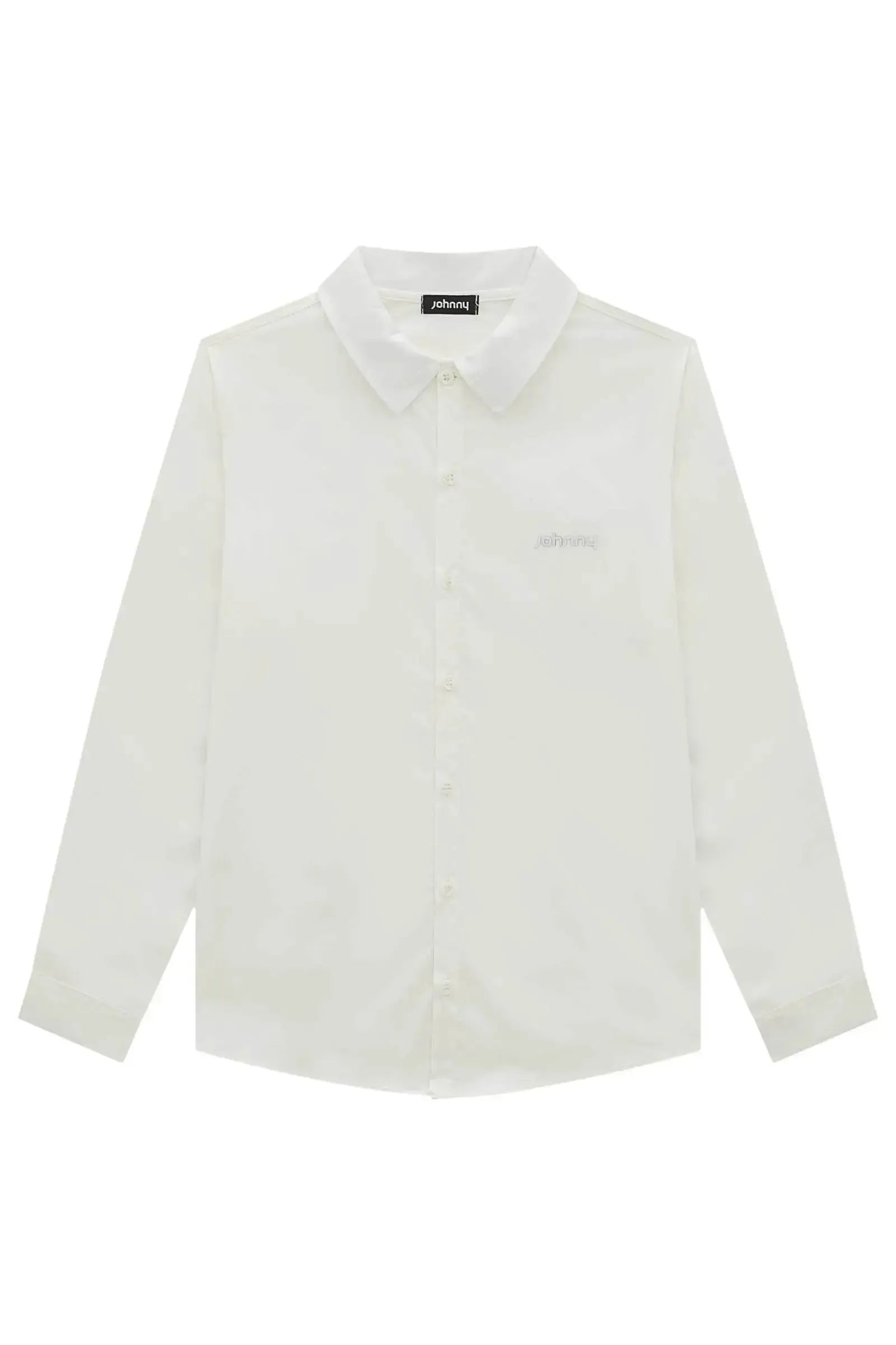 Camisa em Tricoline Mônaco com Elastano 96047 Johnny Fox Teen Menino