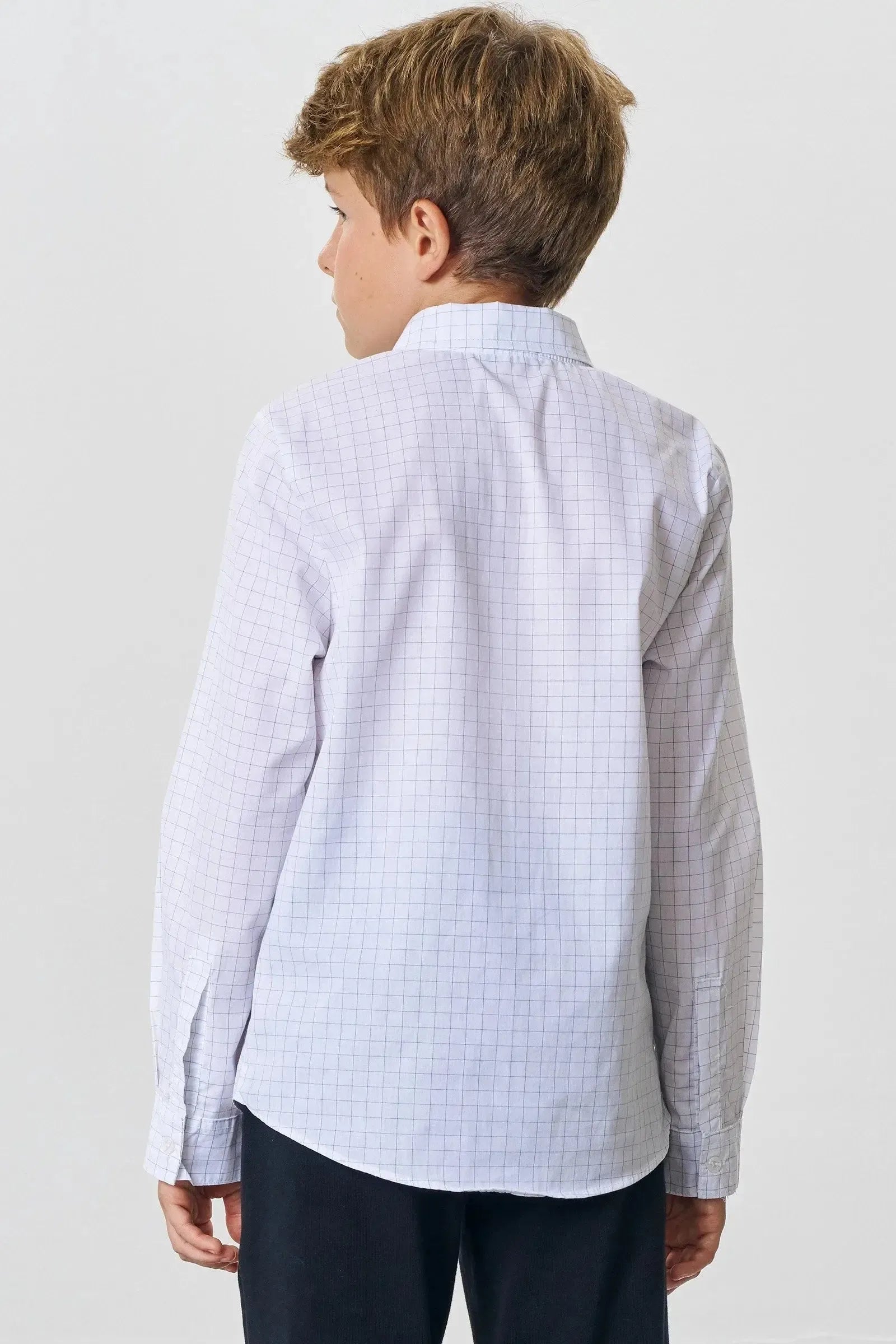 Camisa em Tricoline Urban Xadrez 90957 Johnny Fox Teen Menino