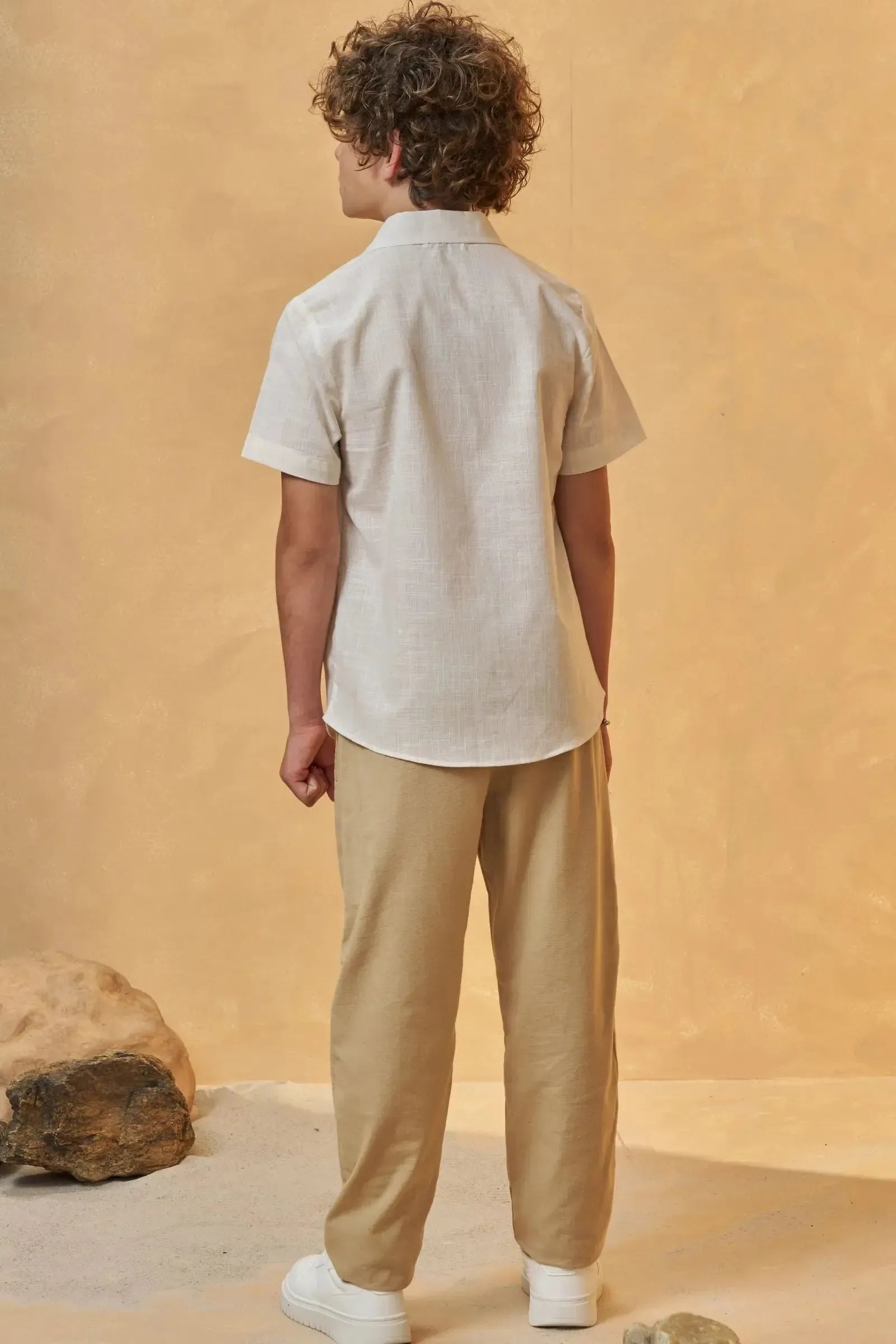 Camisa em Verano Chambray 96722 Johnny Fox Teen Menino