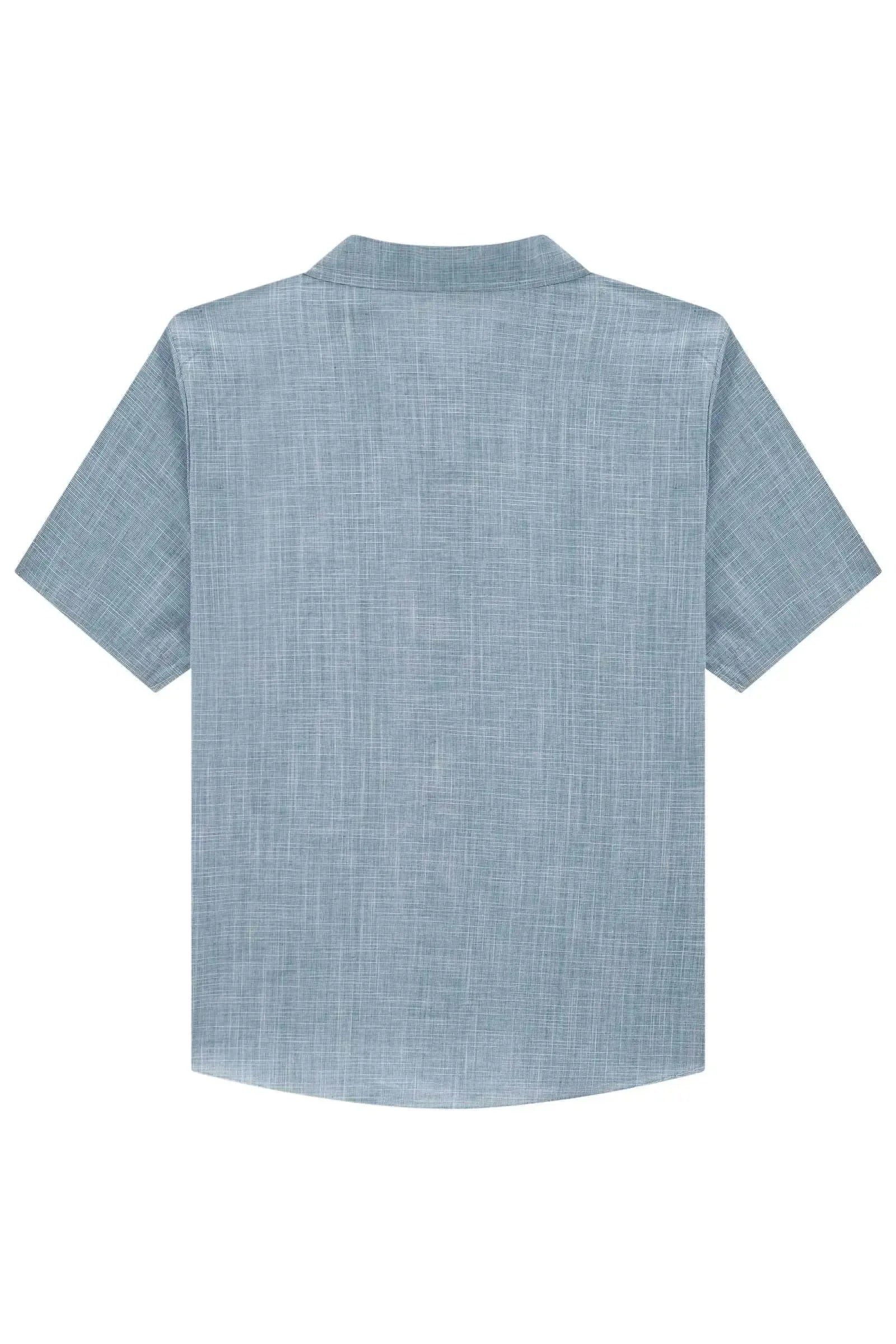 Camisa em Verano Chambray 96722 Johnny Fox Teen Menino