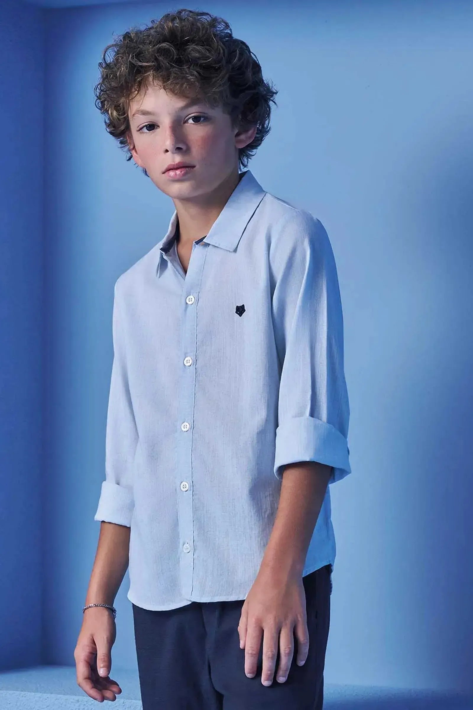 Camisa em Verano Linho 98852 Johnny Fox Teen Menino