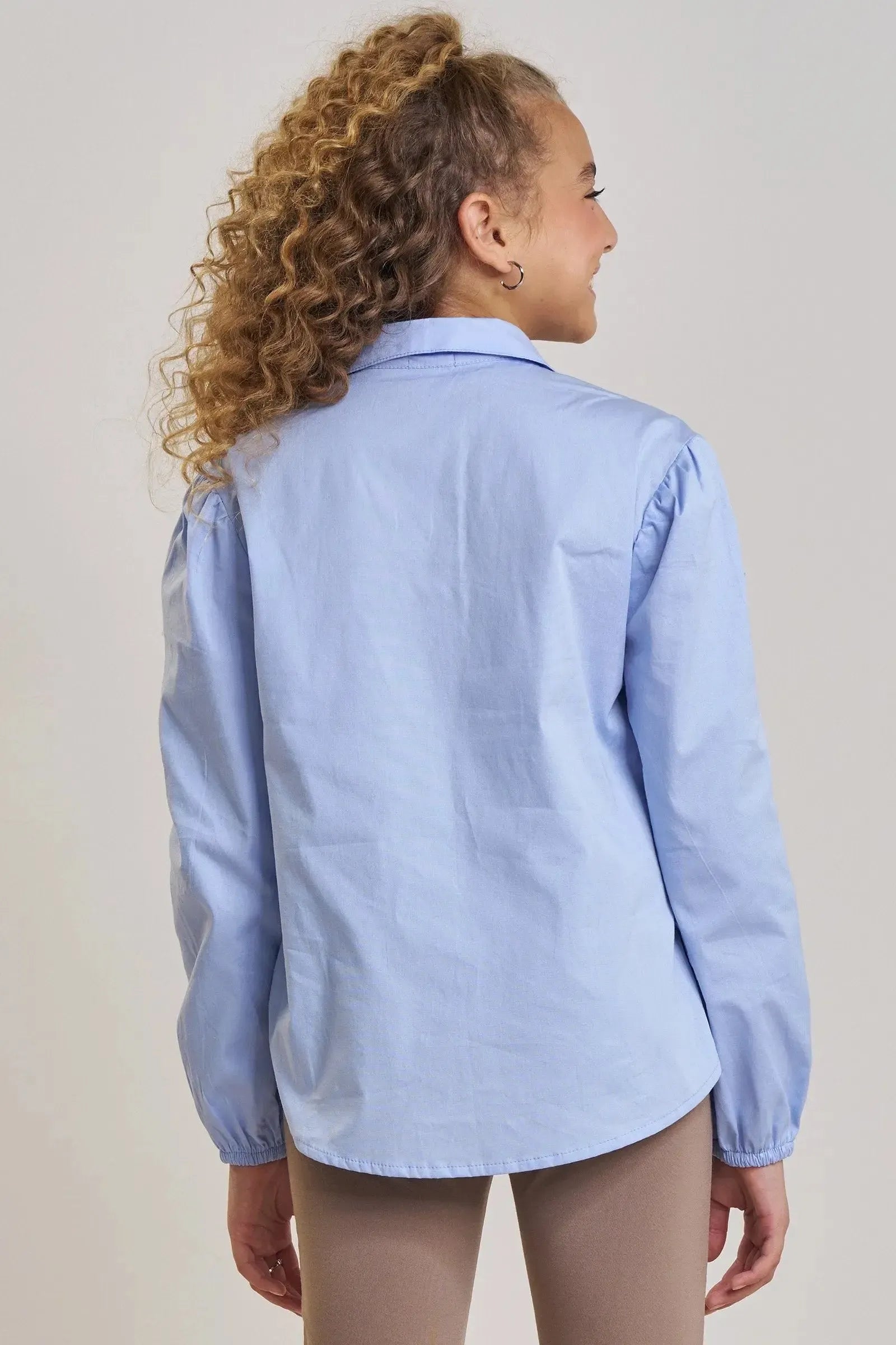 Camisa Over em Tricoline com Elastano 89690 Vic&Vicky Teen Menina