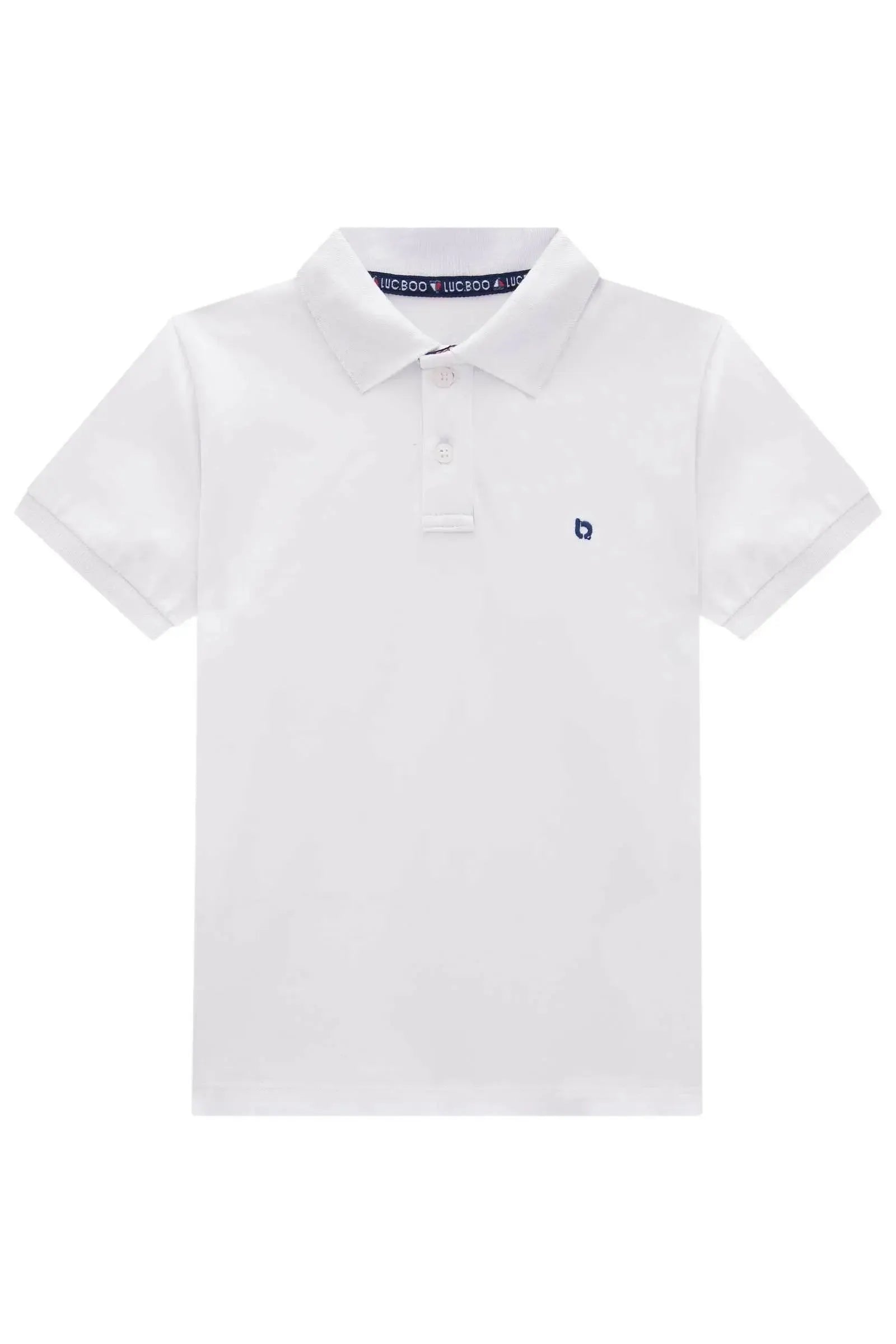 Camisa Polo em Malha Piquet com Elastano 82833 LucBoo Infantil Menino