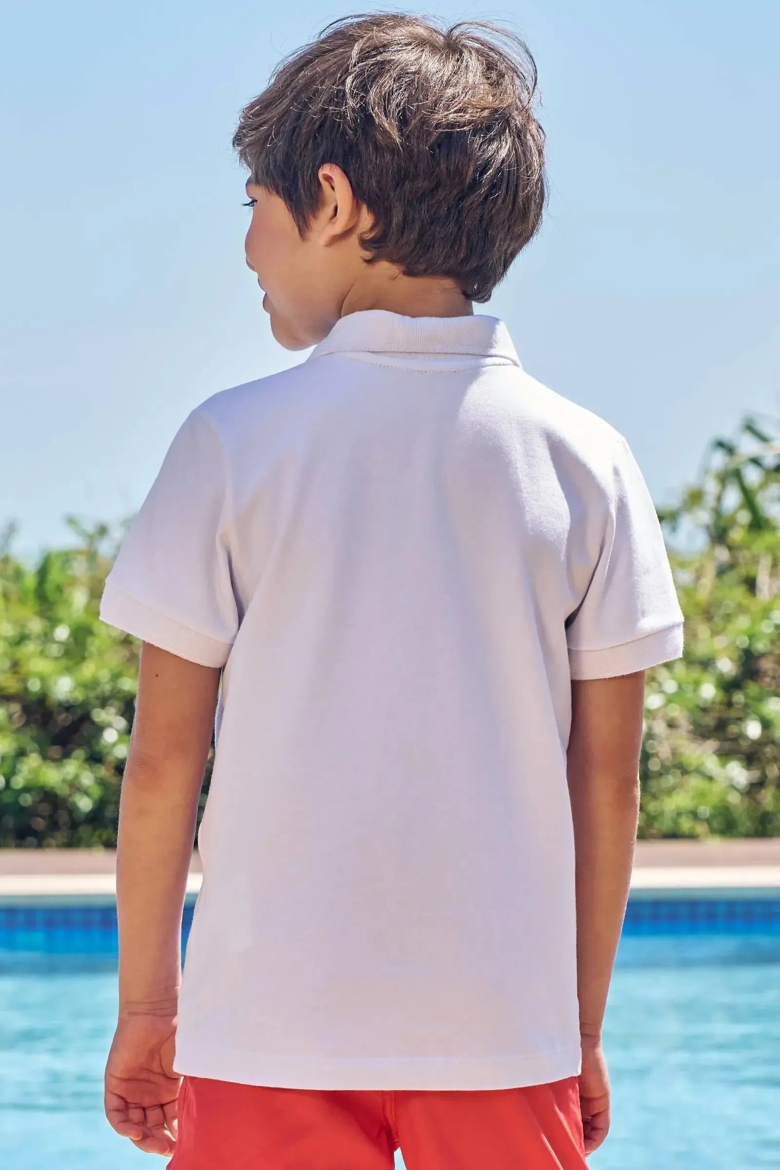 Camisa Polo em Malha Piquet com Elastano 82833 LucBoo Infantil Menino