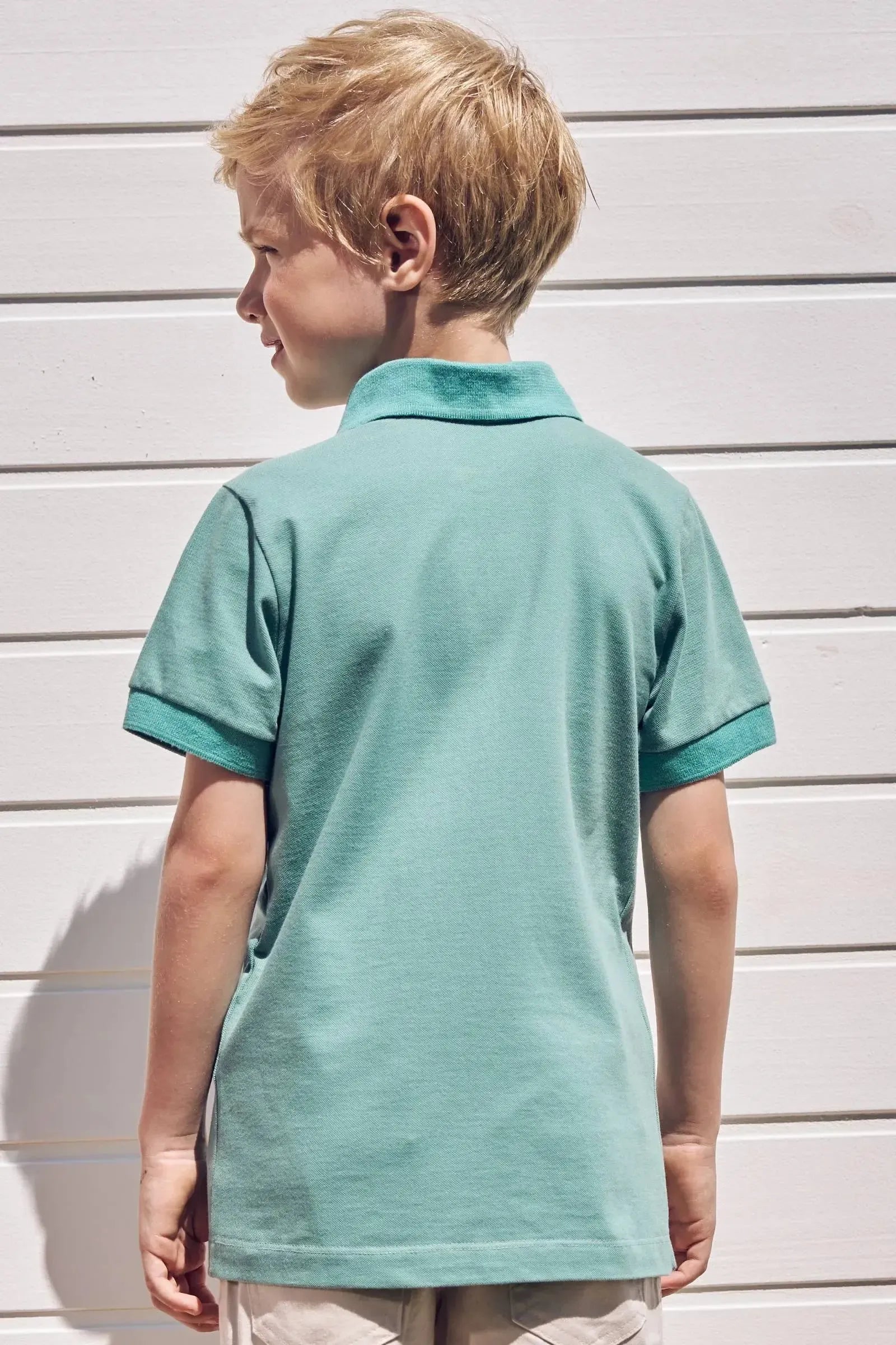 Camisa Polo em Malha Piquet com Elastano 82833 LucBoo Infantil Menino