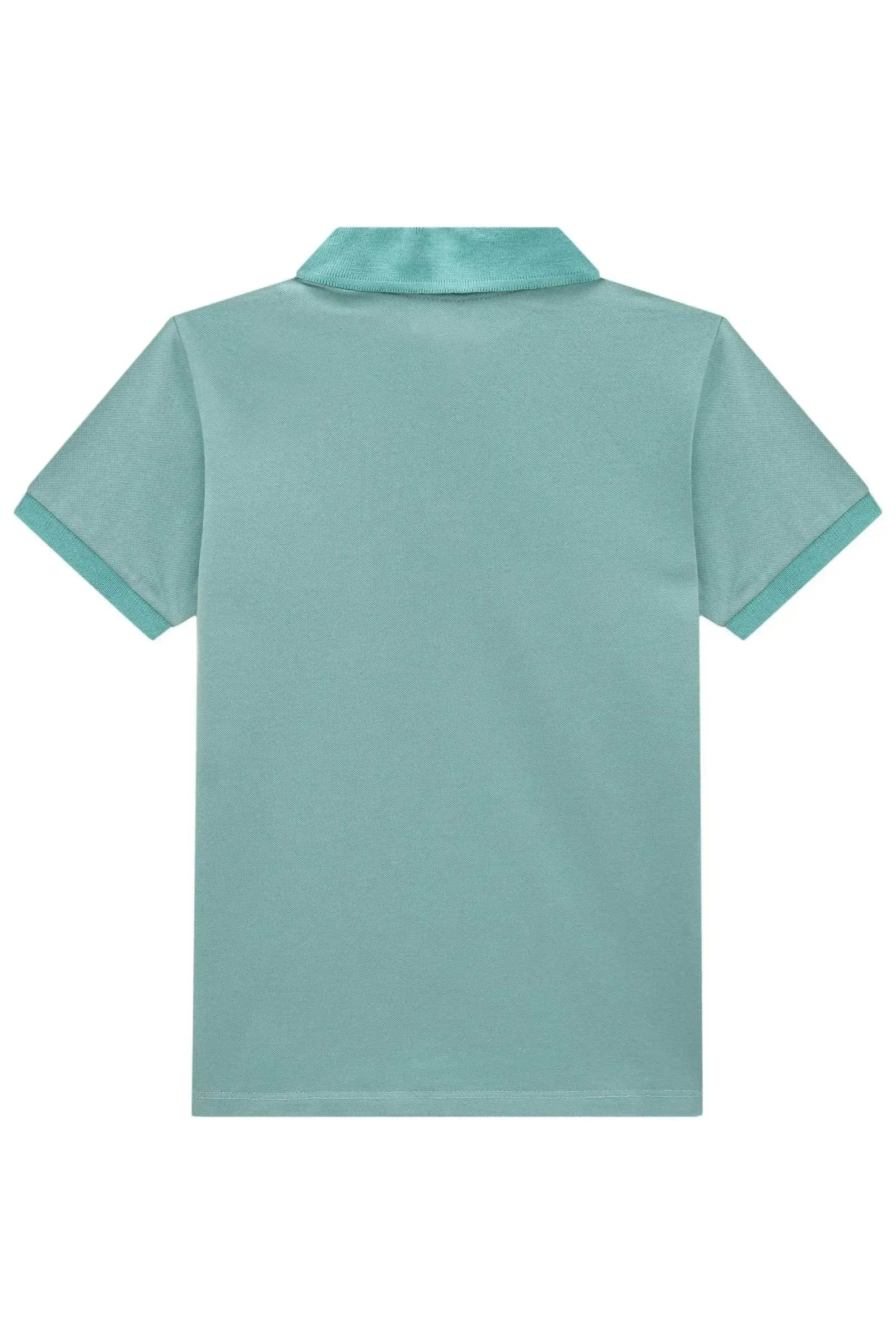 Camisa Polo em Malha Piquet com Elastano 82833 LucBoo Infantil Menino