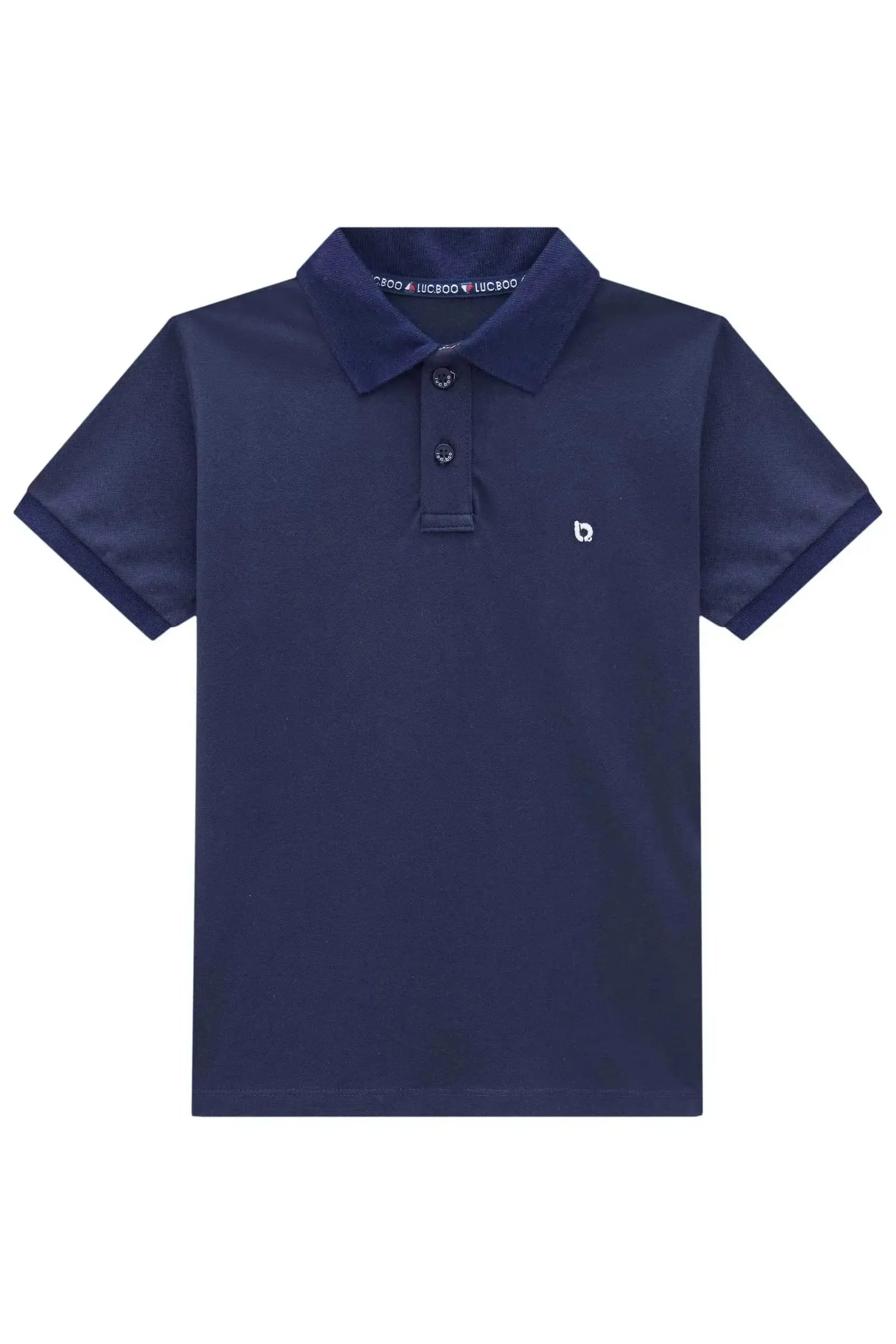 Camisa Polo em Malha Piquet com Elastano 82833 LucBoo Infantil Menino