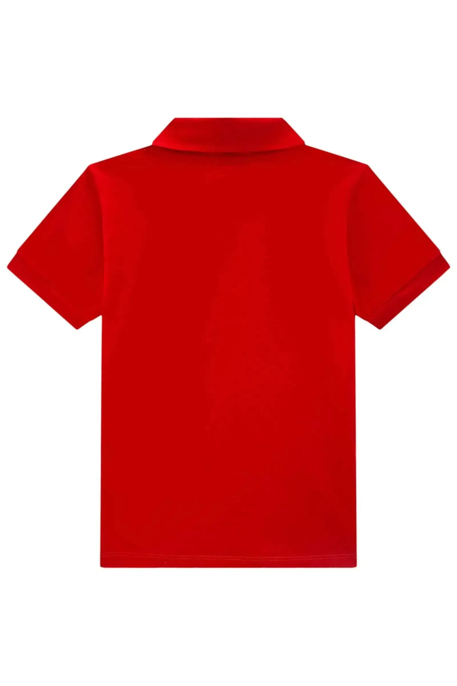 Camisa Polo em Meia Malha 87286 LucBoo Infantil Menino
