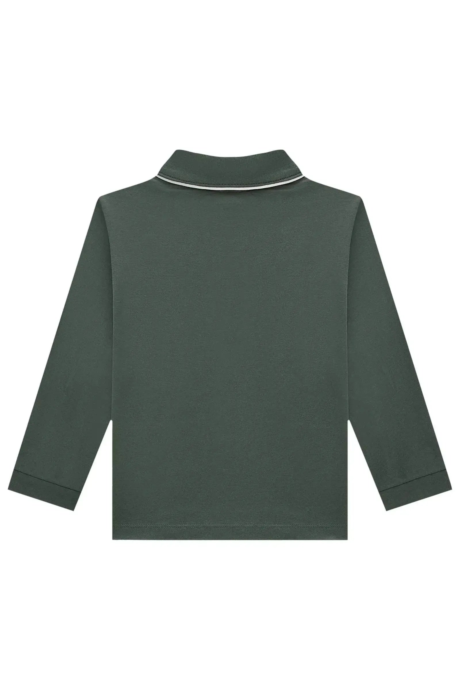 Camisa Polo em Meia Malha 89537 LucBoo Infantil Menino