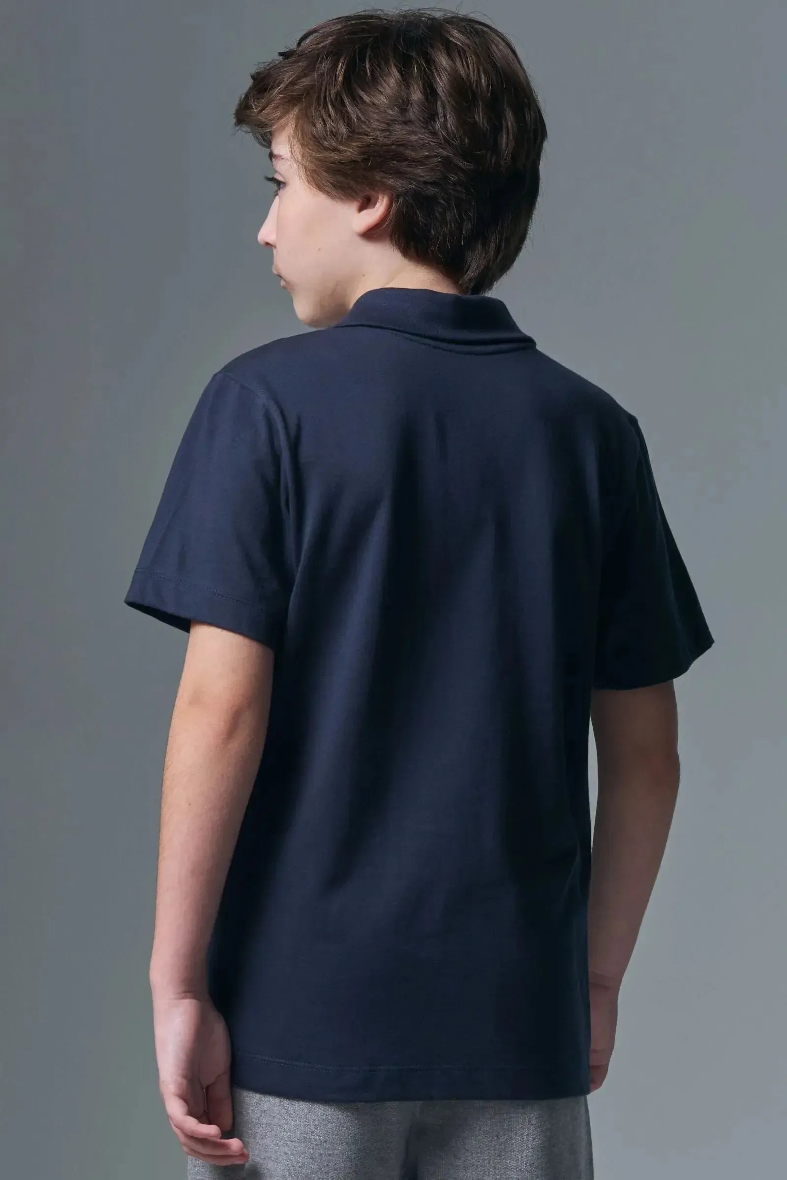 Camisa Polo em Meia Malha 94872 Johnny Fox Teen Menino