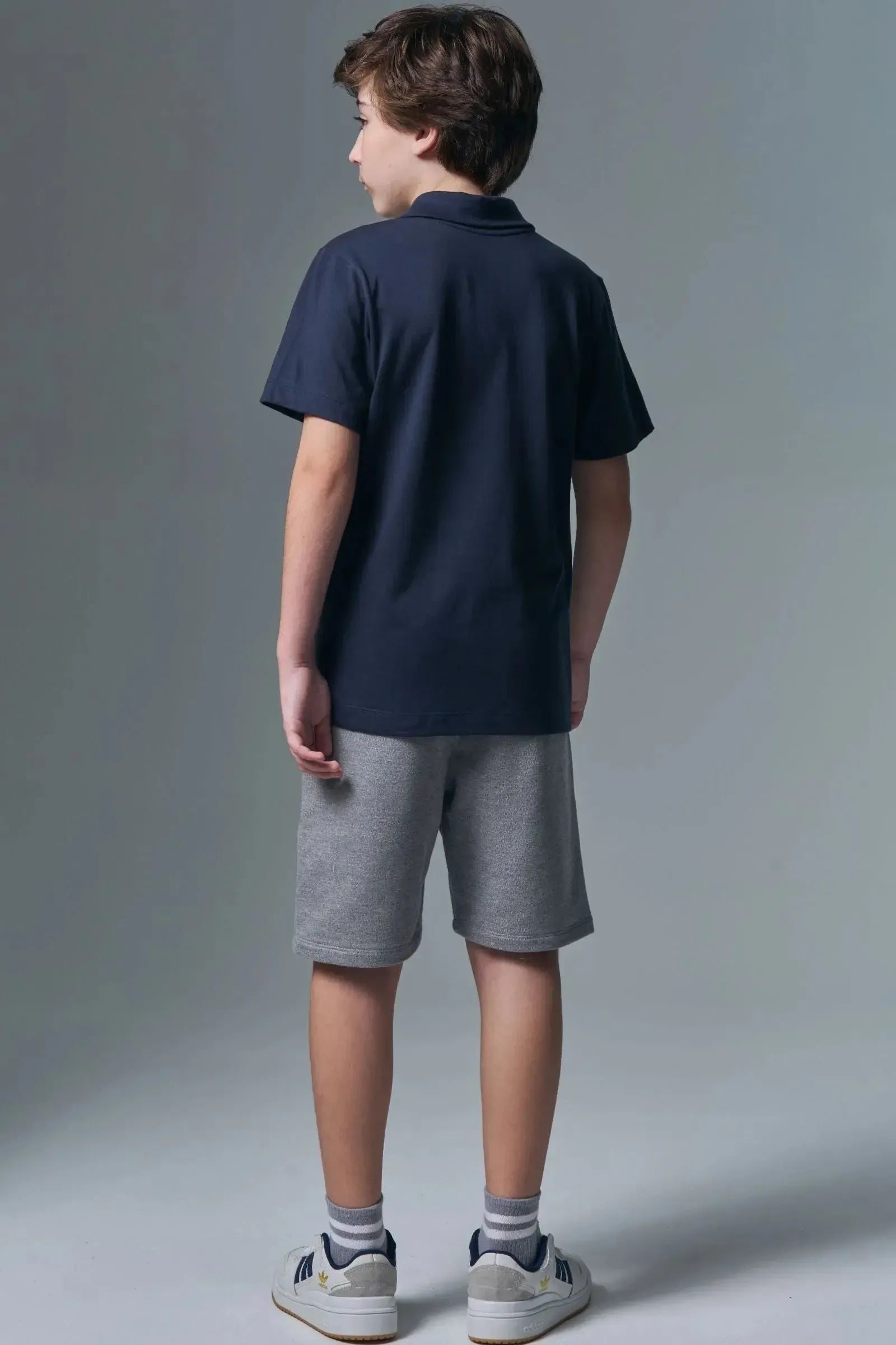 Camisa Polo em Meia Malha 94872 Johnny Fox Teen Menino