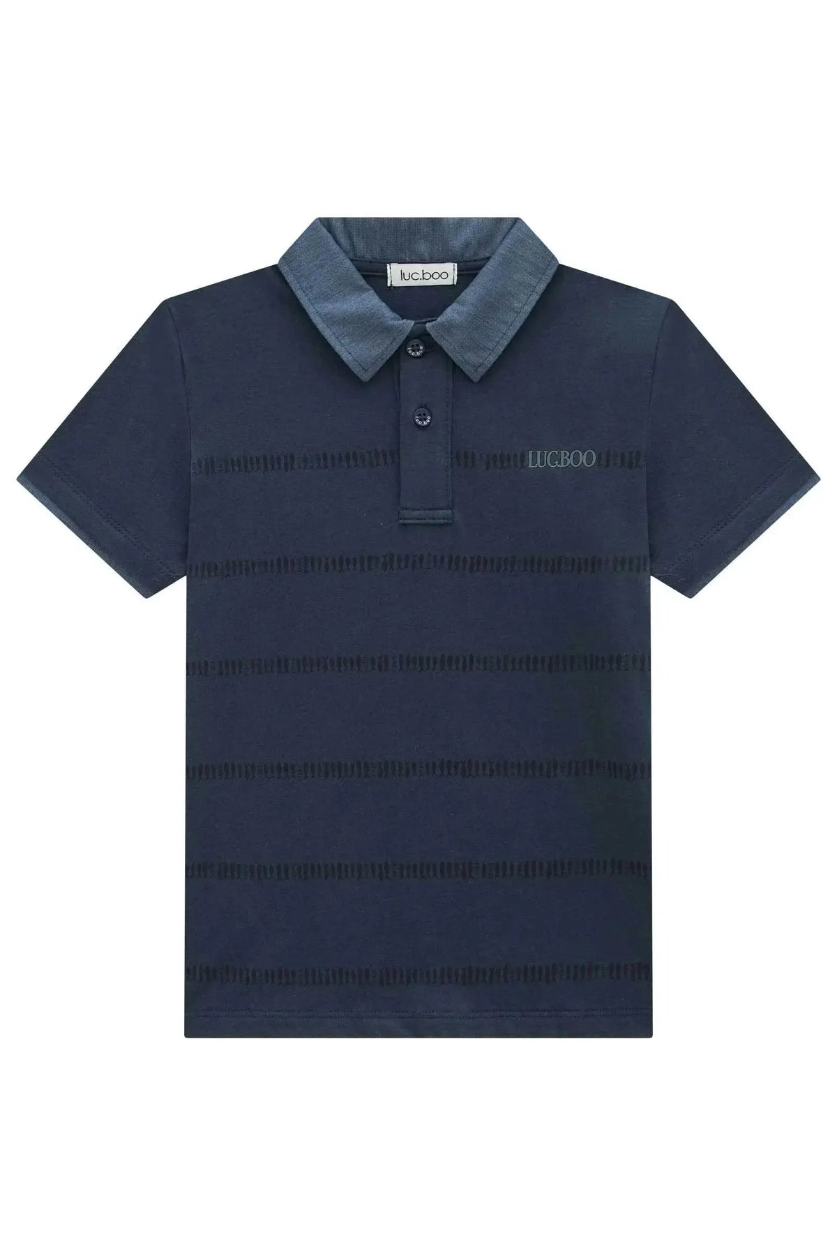 Camisa Polo em Meia Malha 99301 LucBoo Infantil Menino