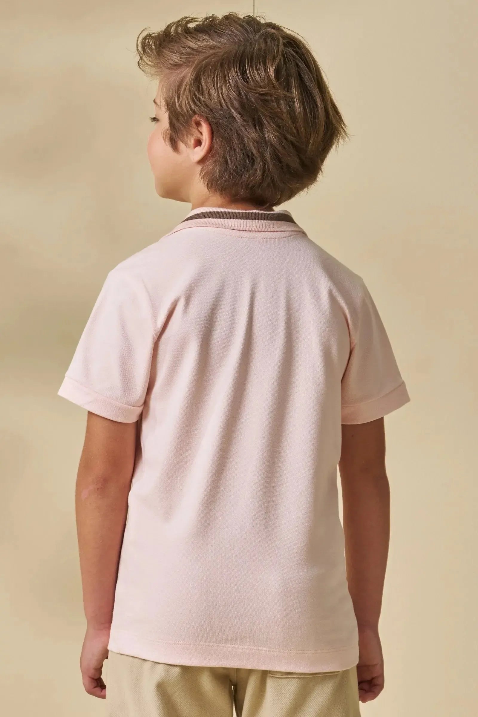 Camisa Polo em Piquet com Elastano 95651 LucBoo Infantil Menino
