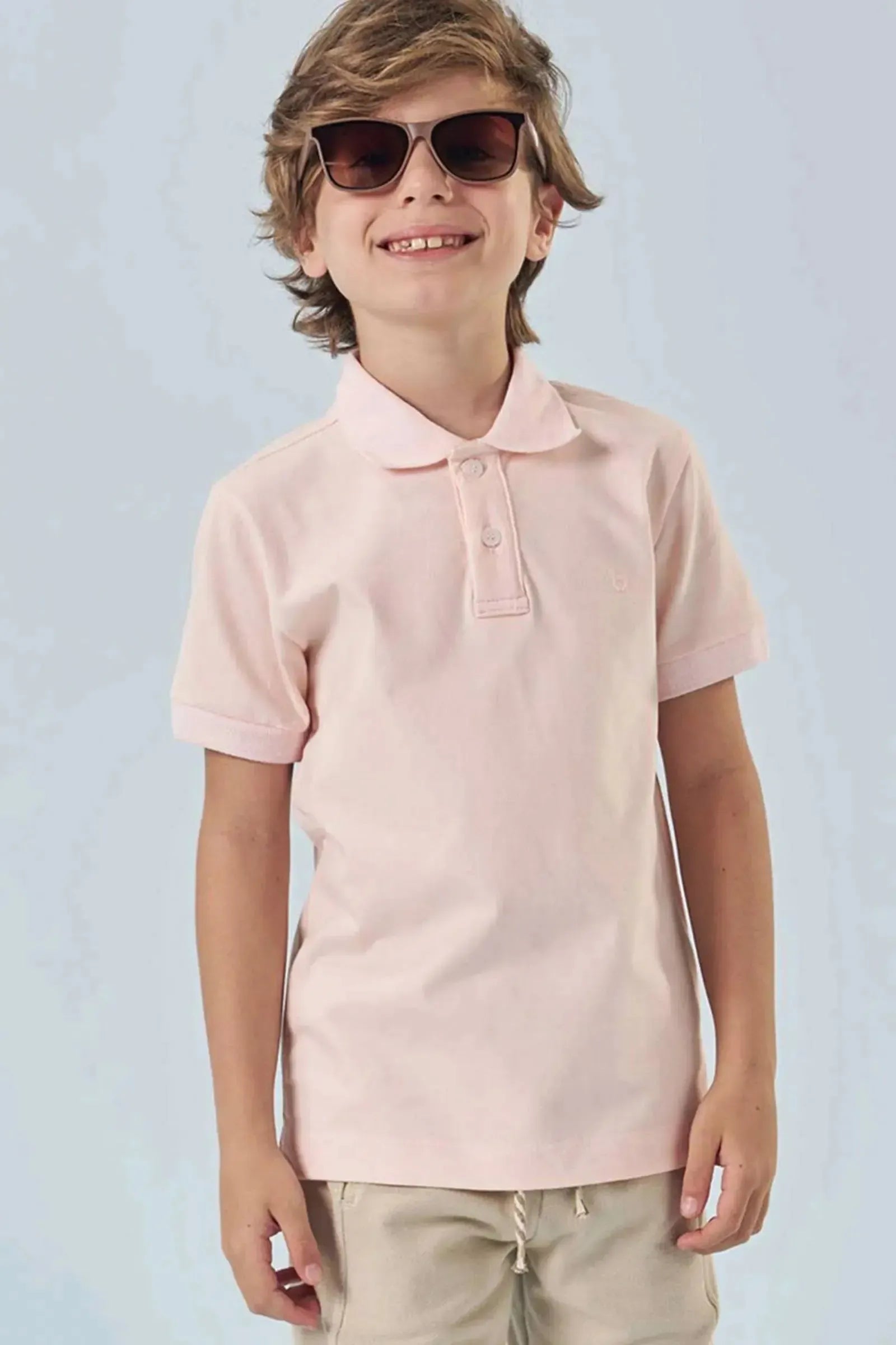 Camisa Polo em Piquet com Elastano 83351 LucBoo Infantil Menino