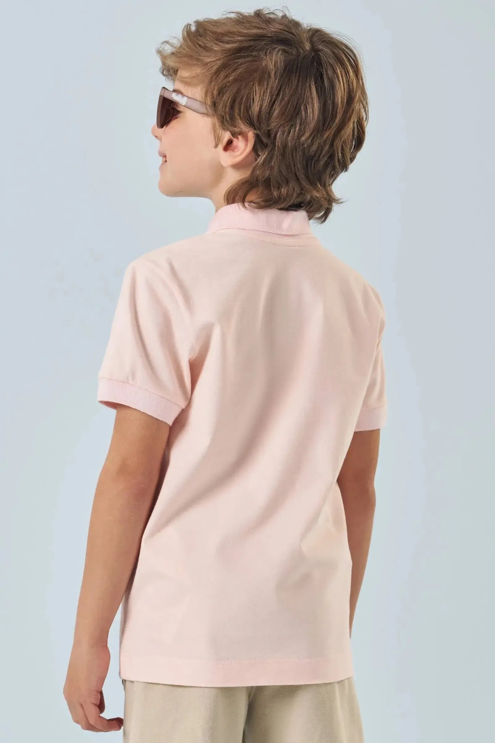 Camisa Polo em Piquet com Elastano 83351 LucBoo Infantil Menino