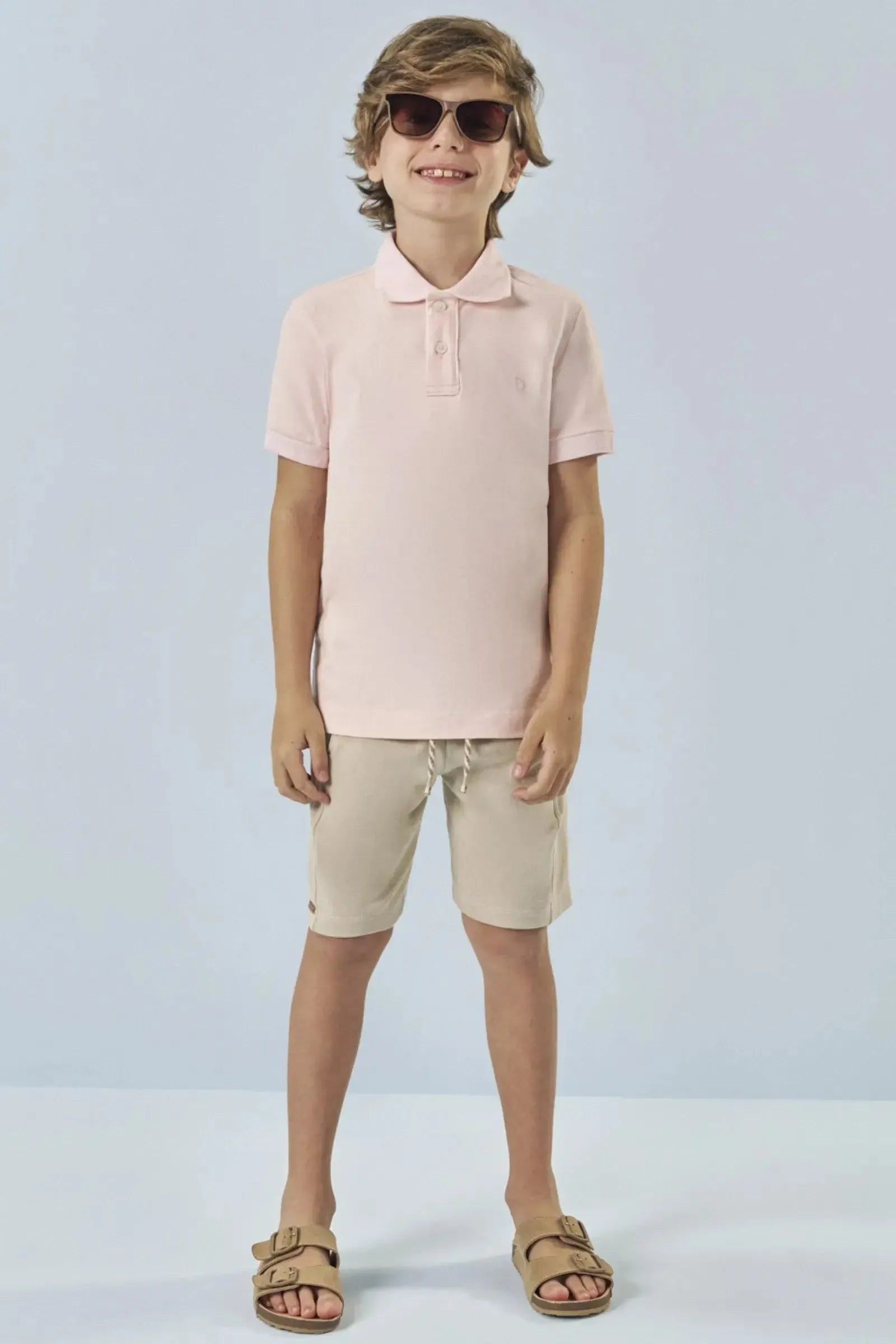 Camisa Polo em Piquet com Elastano 83351 LucBoo Infantil Menino