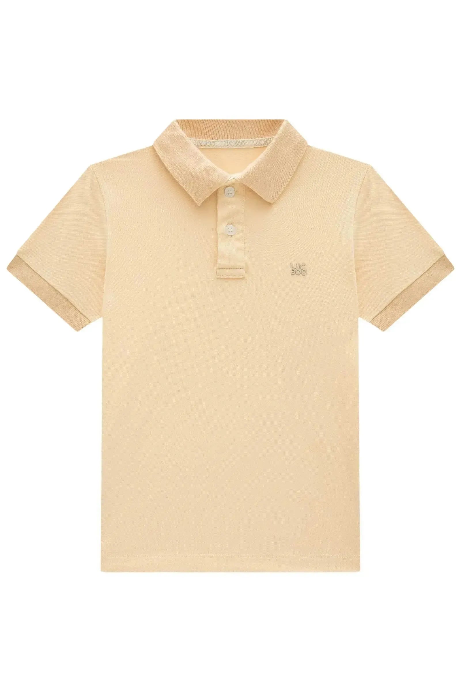 Camisa Polo em Piquet com Elastano 87334 LucBoo Infantil Menino