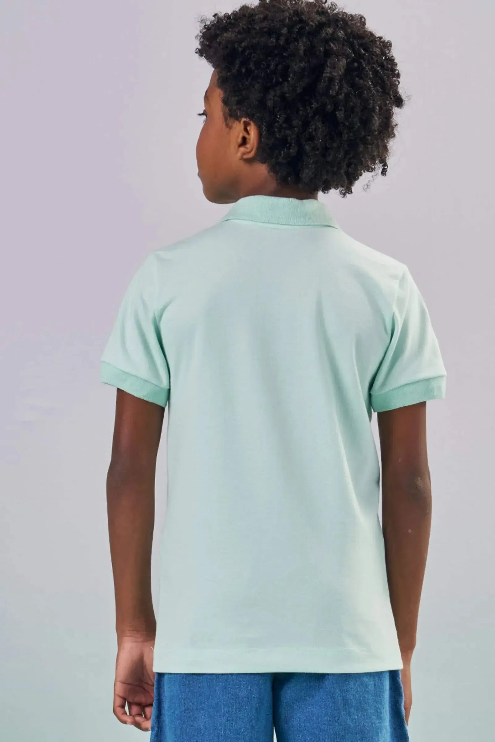Camisa Polo em Piquet com Elastano 87334 LucBoo Infantil Menino