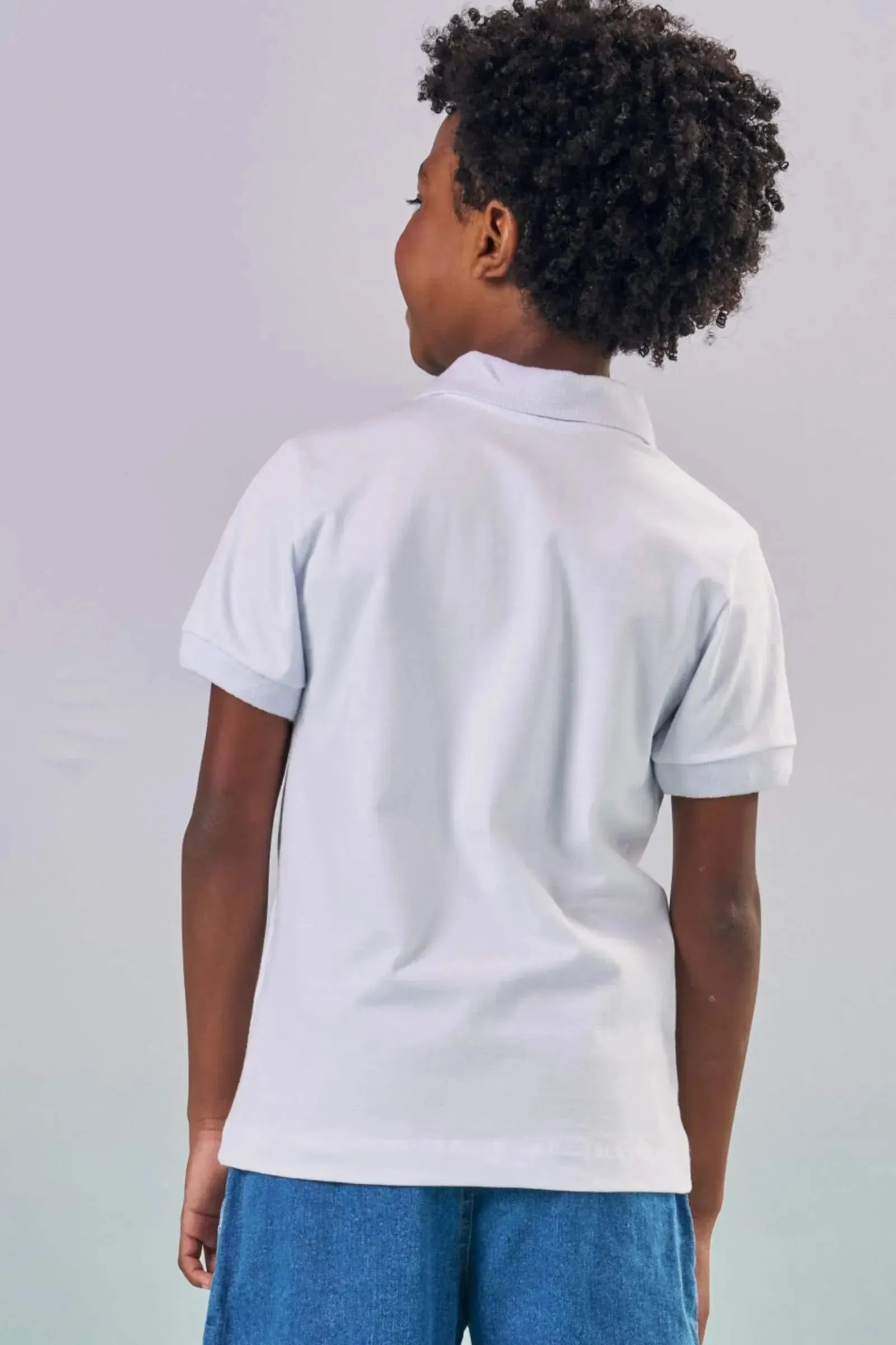 Camisa Polo em Piquet com Elastano 87334 LucBoo Infantil Menino