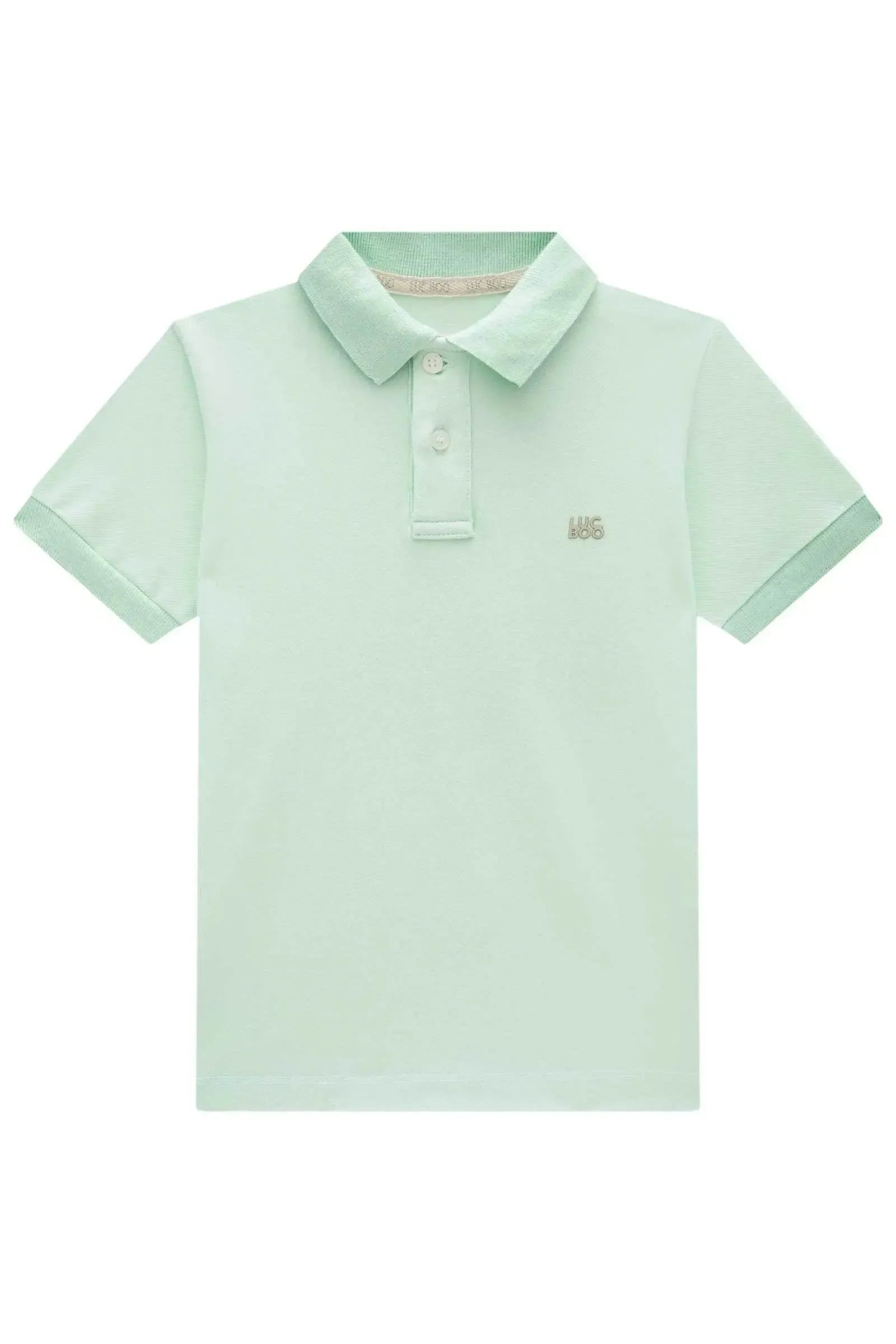 Camisa Polo em Piquet com Elastano 87334 LucBoo Infantil Menino
