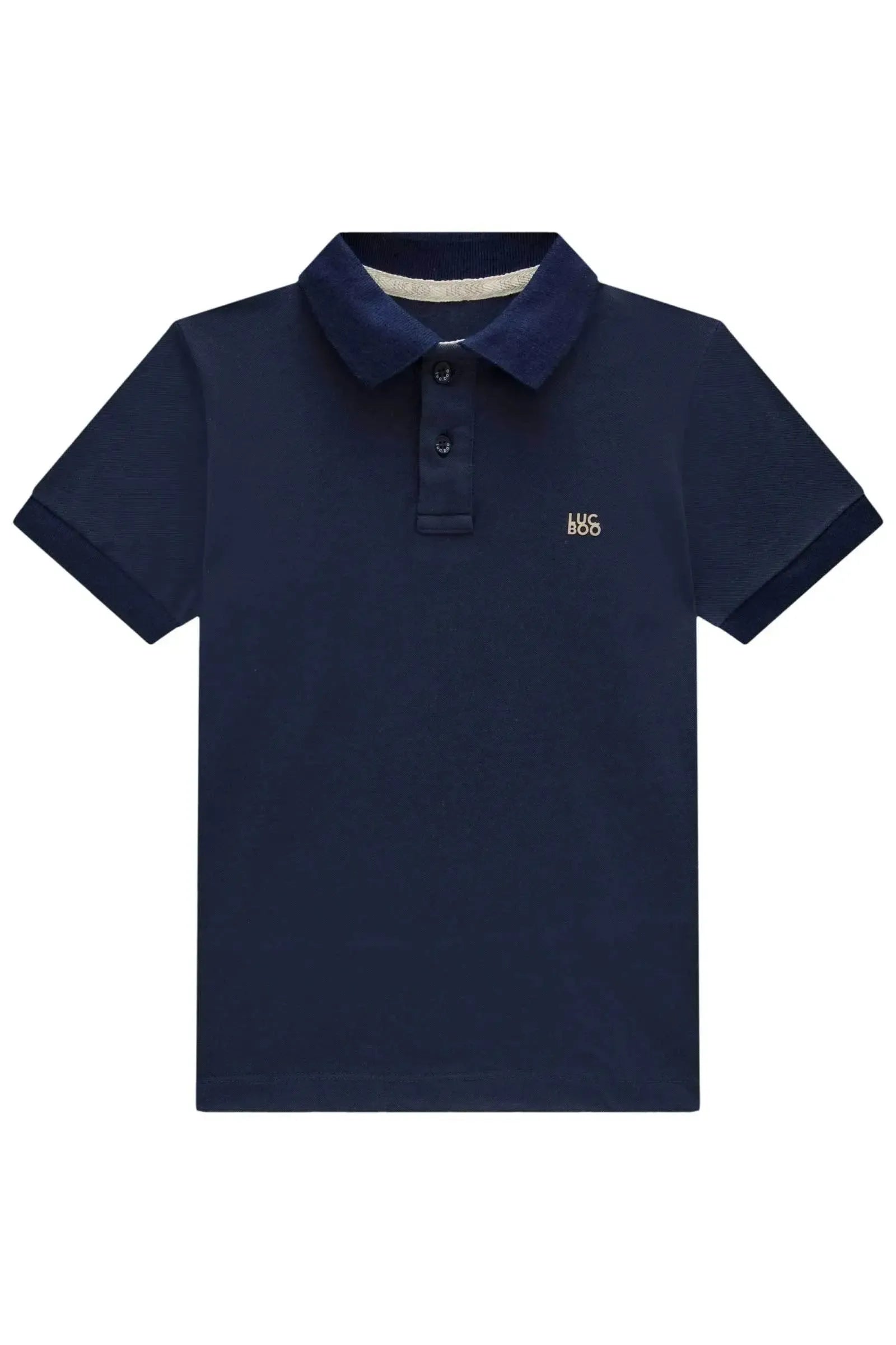 Camisa Polo em Piquet com Elastano 87334 LucBoo Infantil Menino