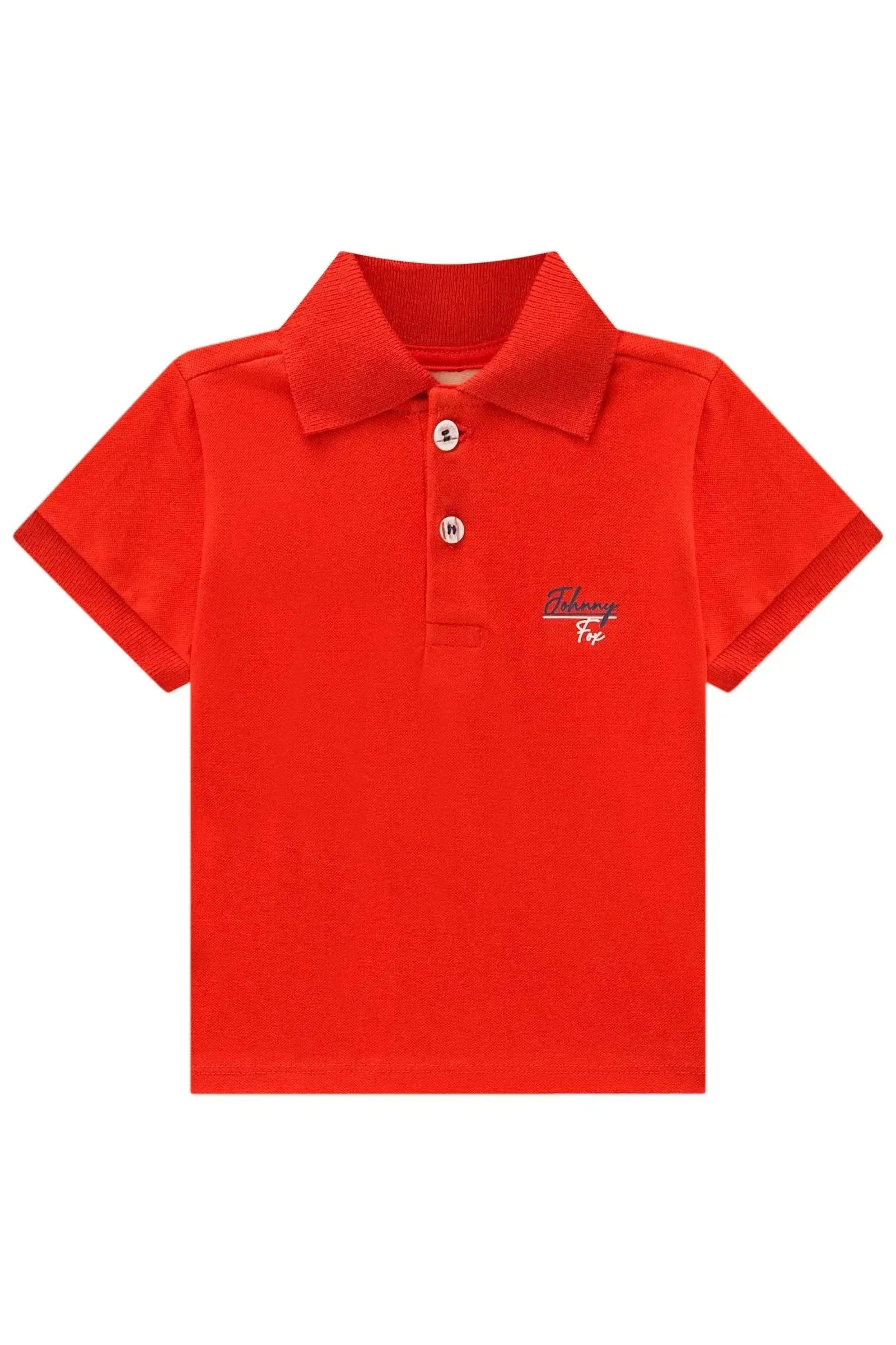 Camisa Polo em Piquet com Elastano 87679 Johnny Fox Bebê Menino