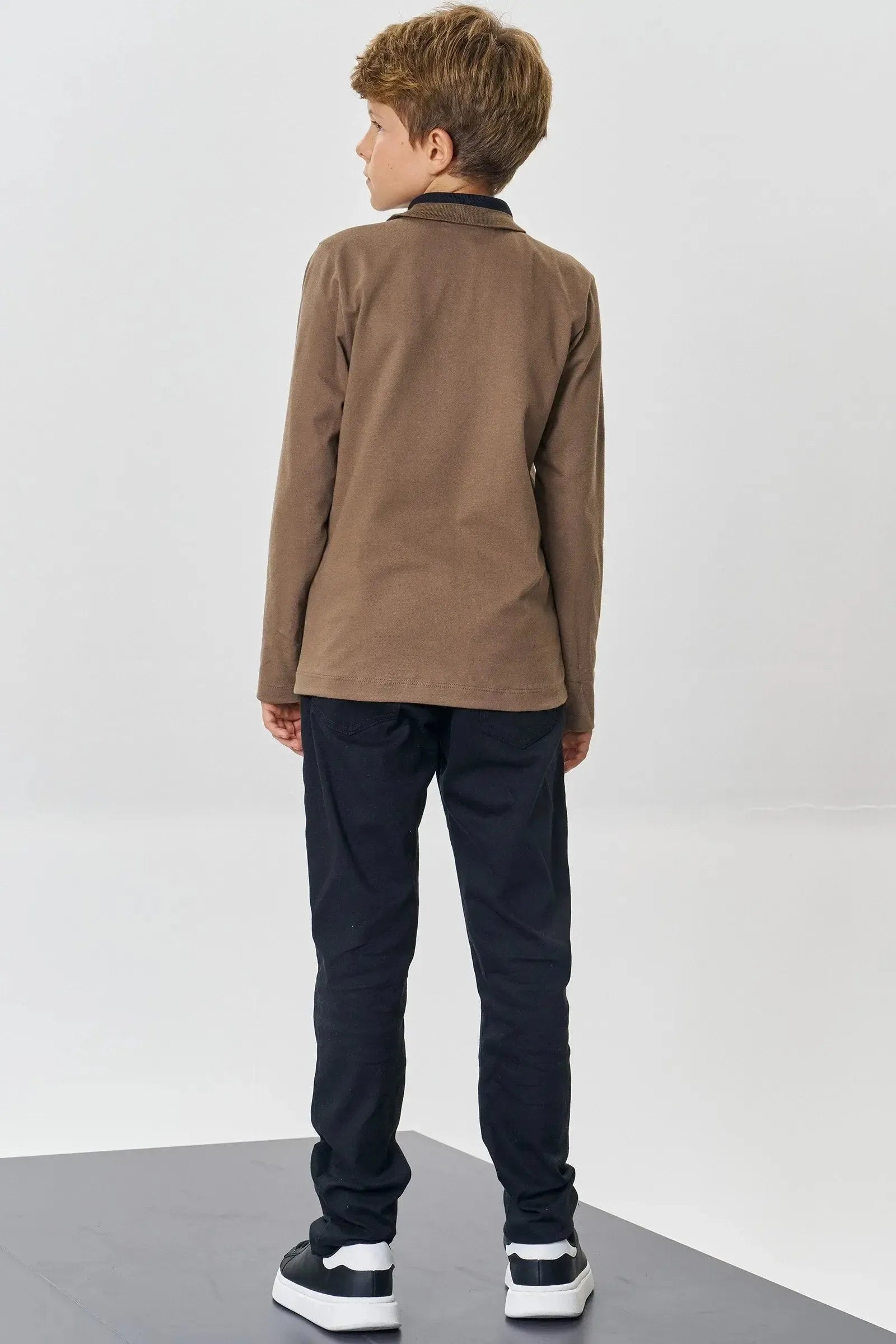 Camisa Polo em Piquet com Elastano 89111 Johnny Fox Teen Menino