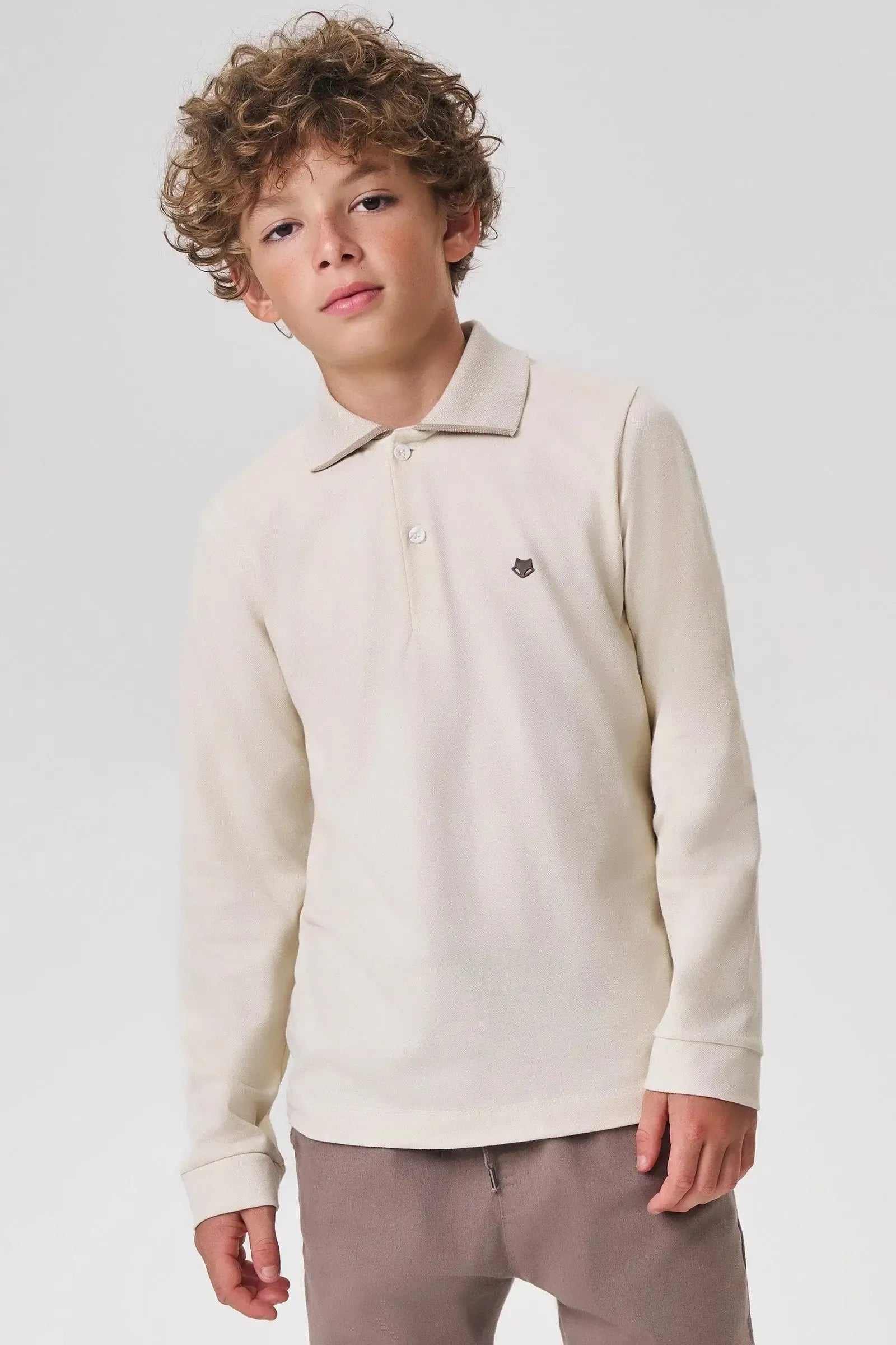 Camisa Polo em Piquet com Elastano 89372 Johnny Fox Teen Menino
