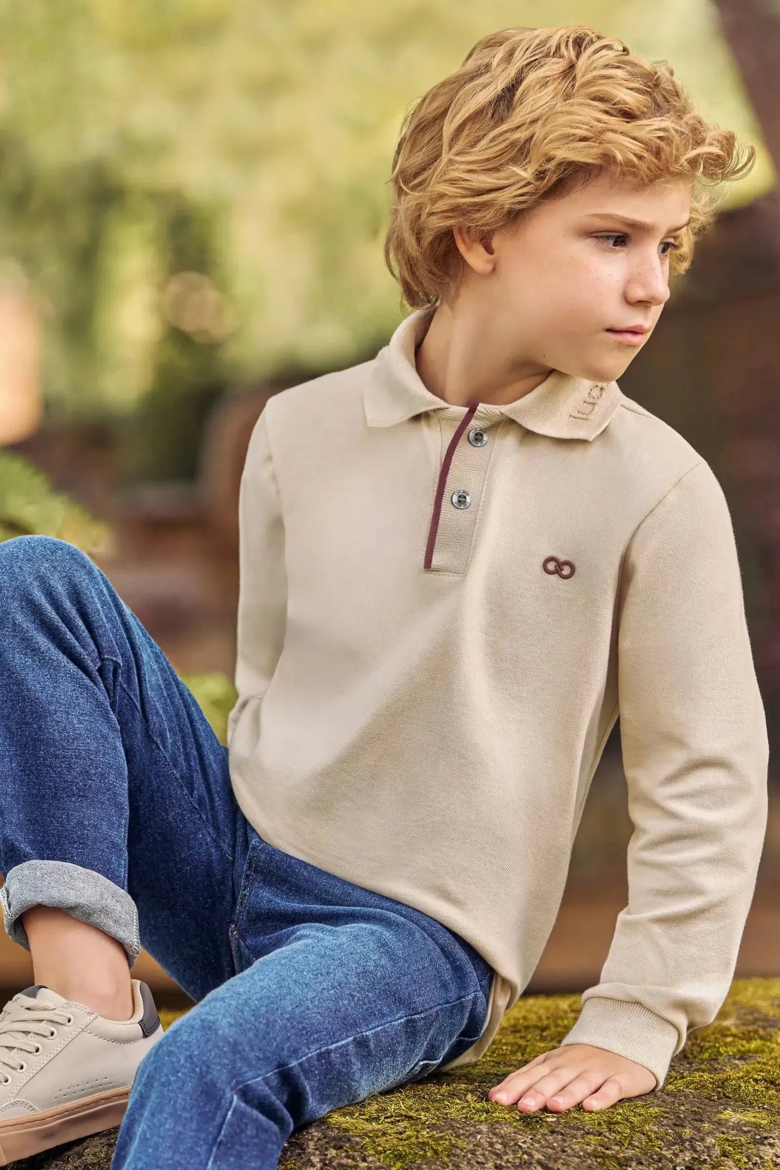 Camisa Polo em Piquet com Elastano 89538 LucBoo Infantil Menino