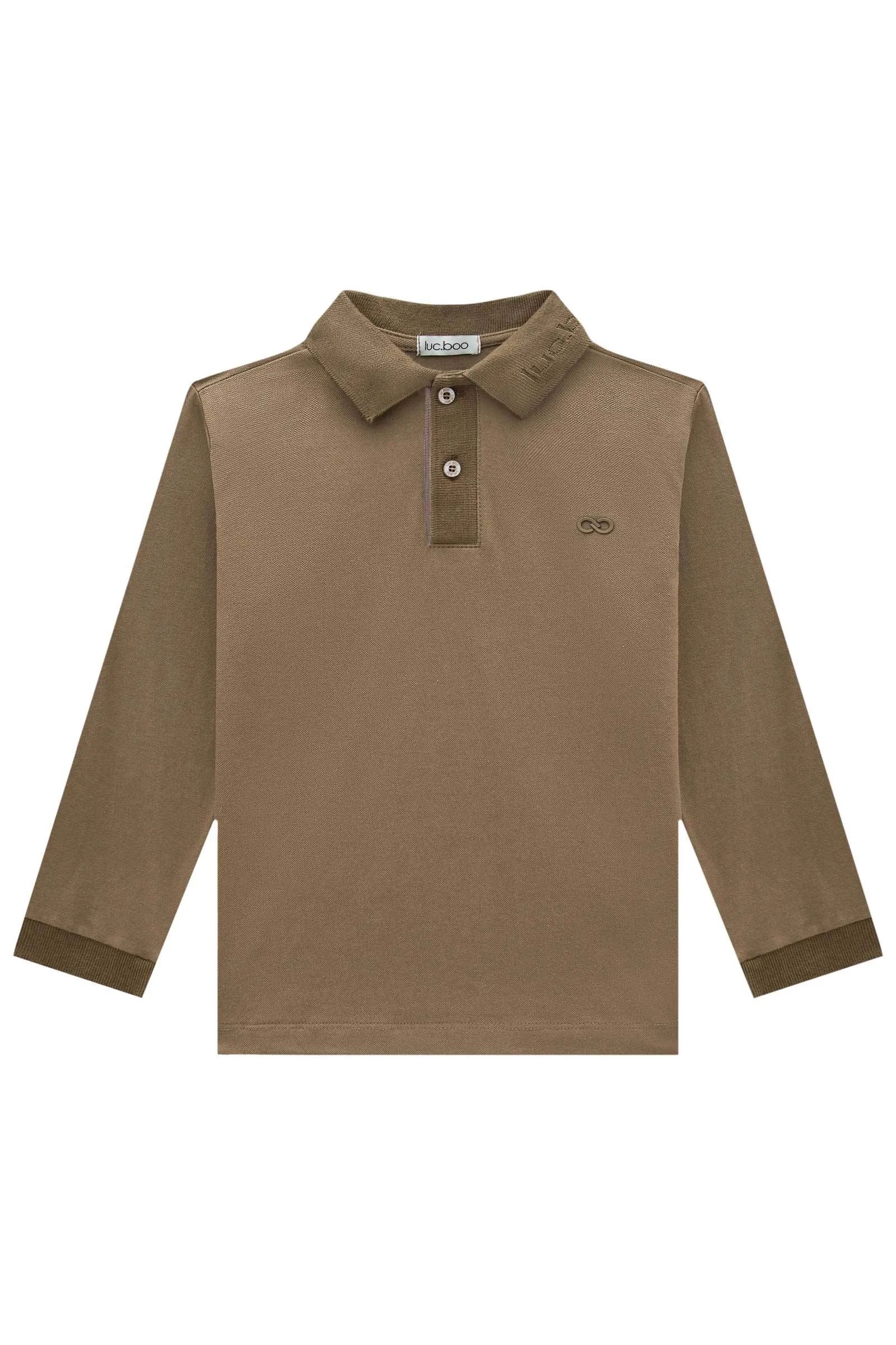 Camisa Polo em Piquet com Elastano 89538 LucBoo Infantil Menino