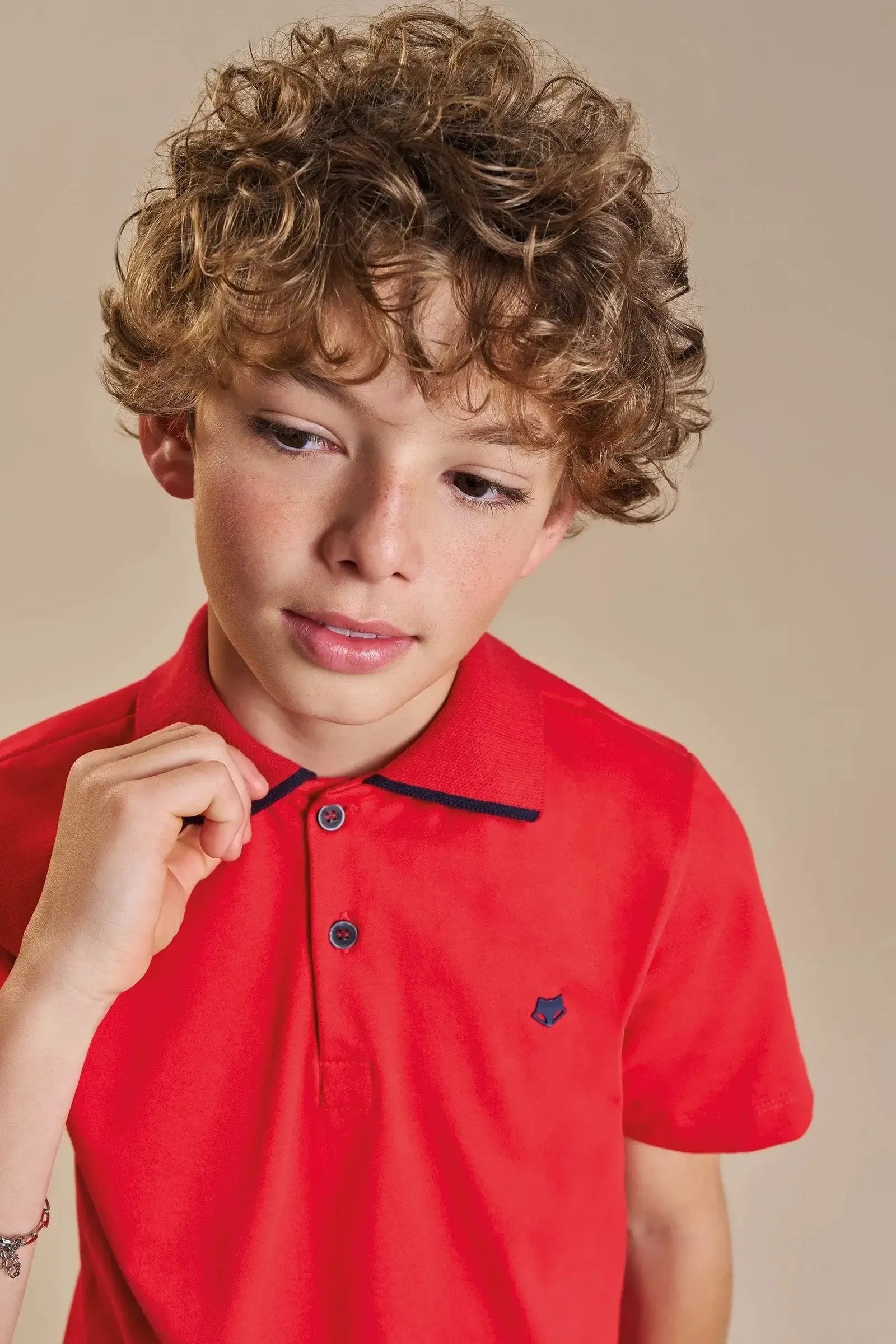 Camisa Polo em Piquet com Elastano 93896 Johnny Fox Teen Menino