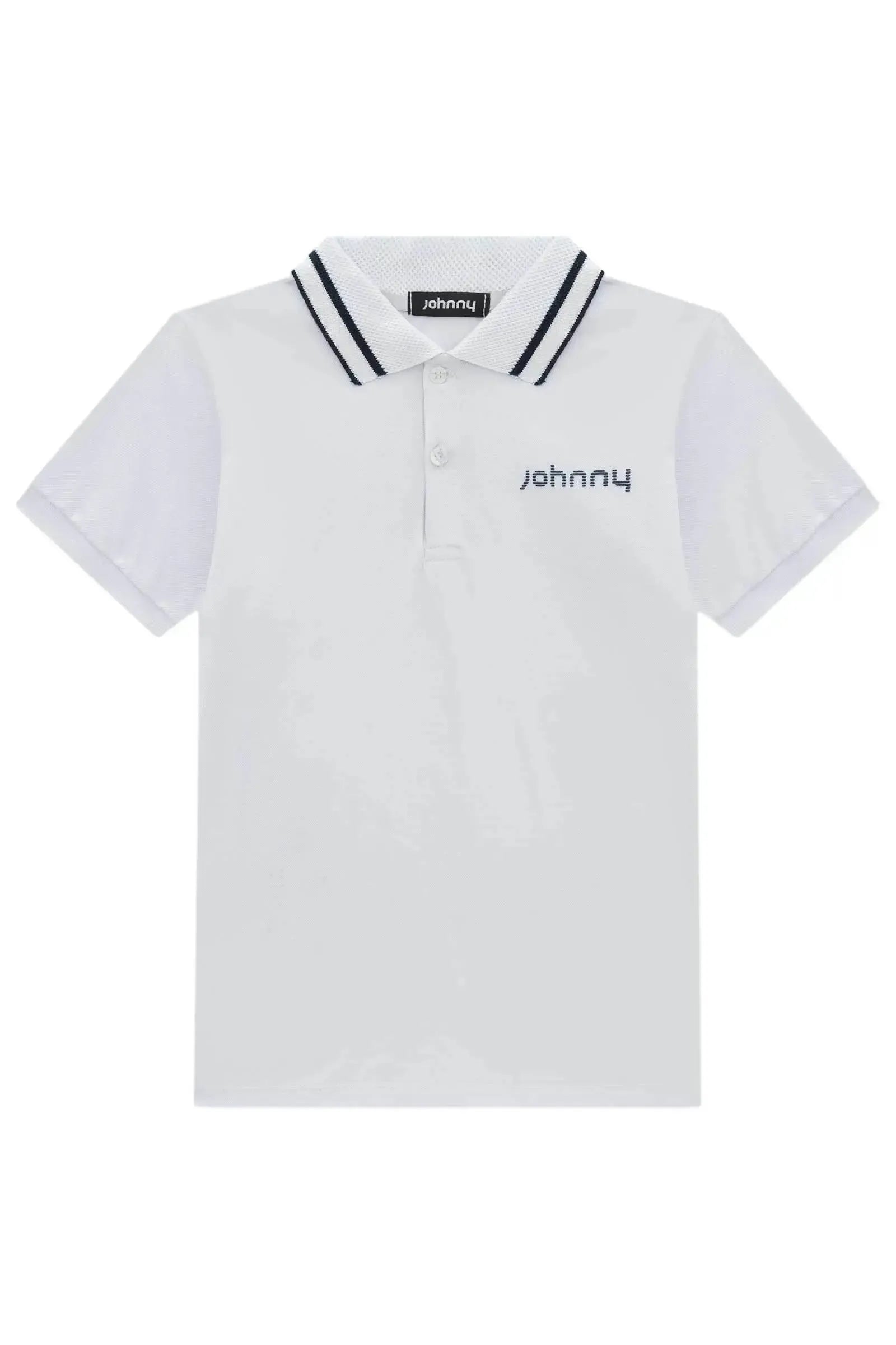 Camisa Polo em Piquet com Elastano 96037 Johnny Fox Teen Menino