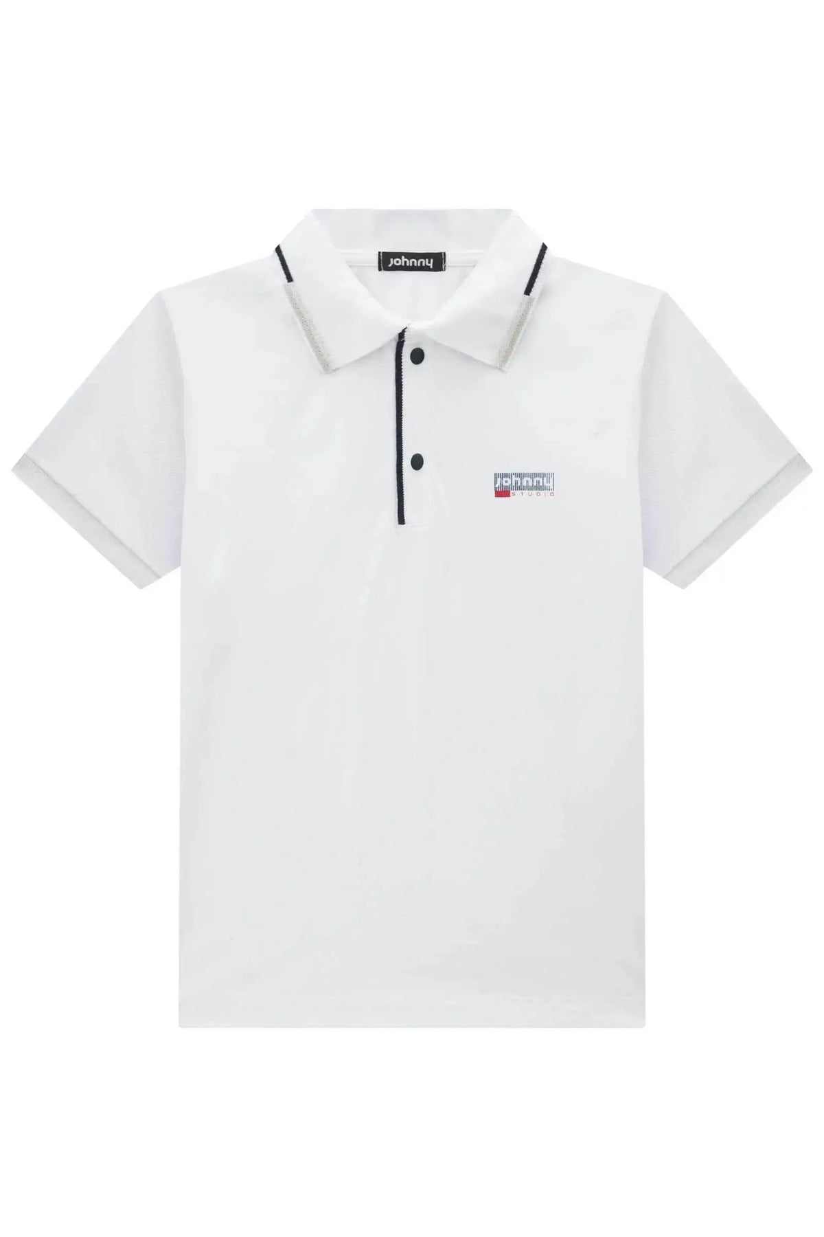 Camisa Polo em Piquet com Elastano 97859 Johnny Fox Teen Menino