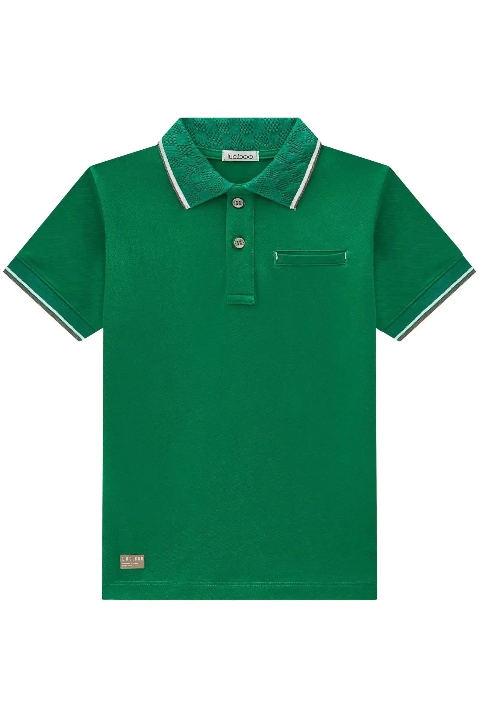 Camisa Polo em Piquet com Elastano 98419 LucBoo Infantil Menino